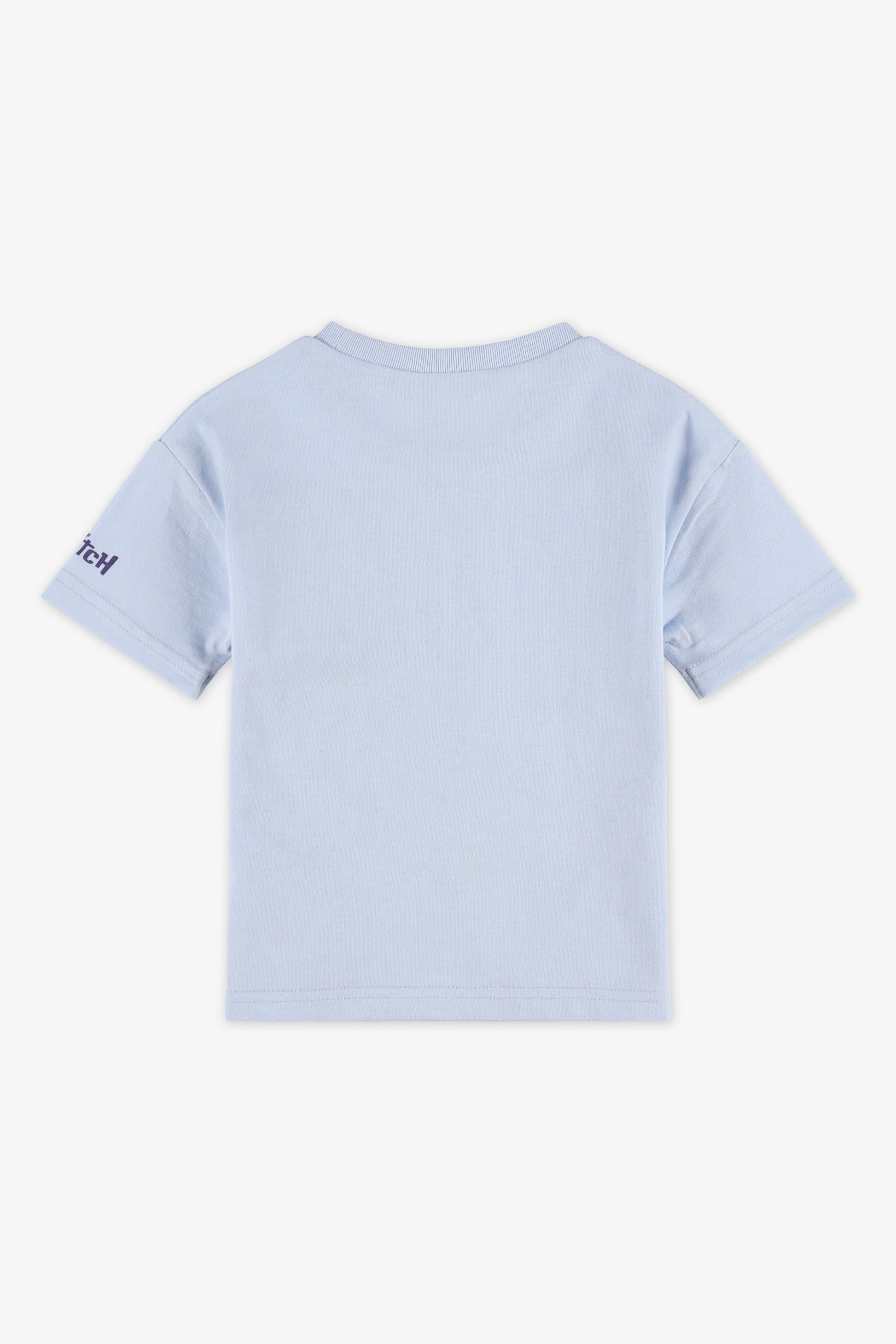 Chandail M/courtes graphique Stitch - Bébé garçon && BLEU