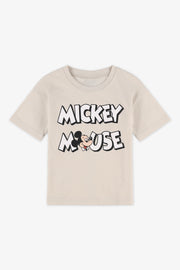 Chandail M/courtes Mickey Mouse - Bébé garçon && BEIGE