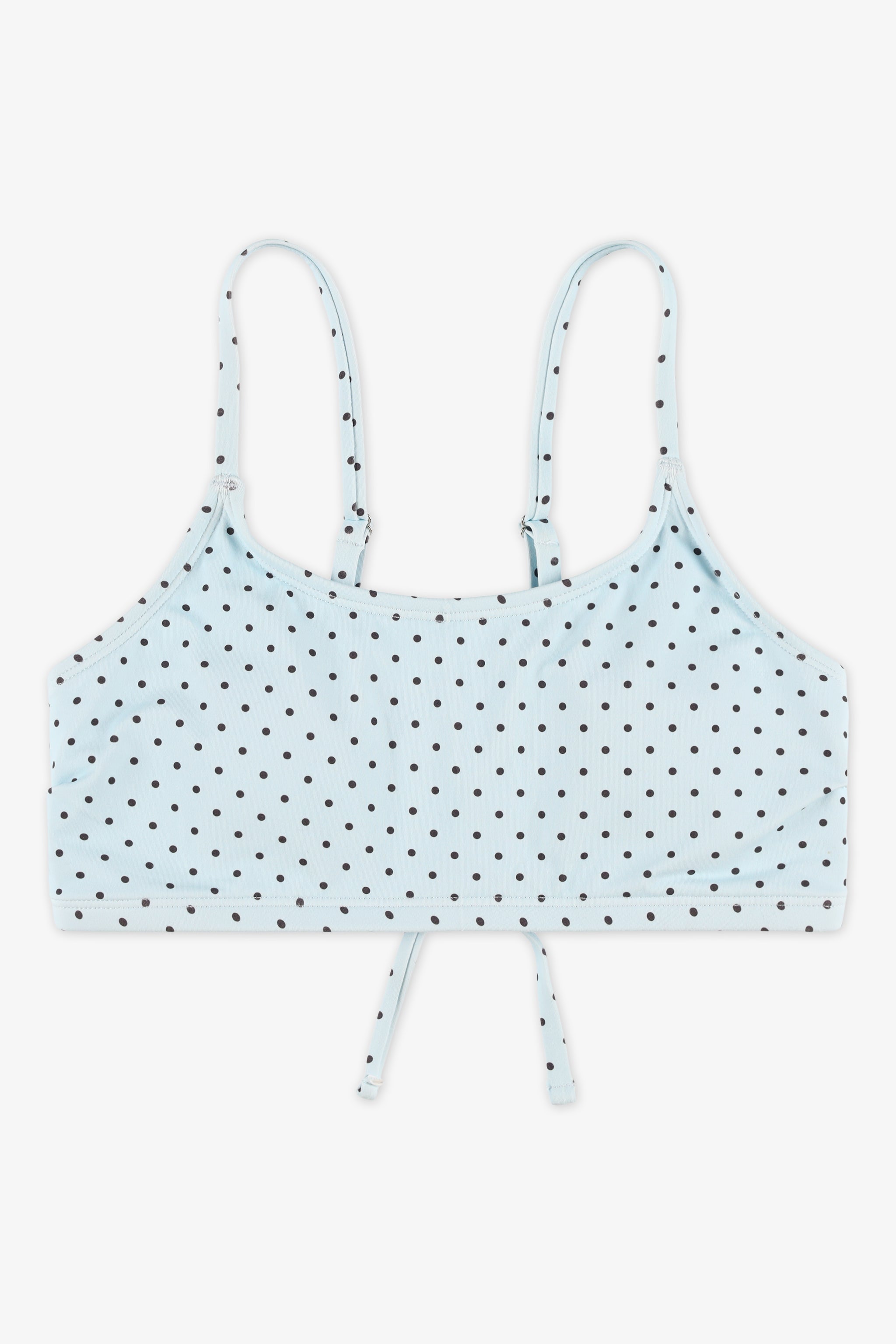 Haut de maillot crop top imprimé - Ado fille && BLEU MULTI