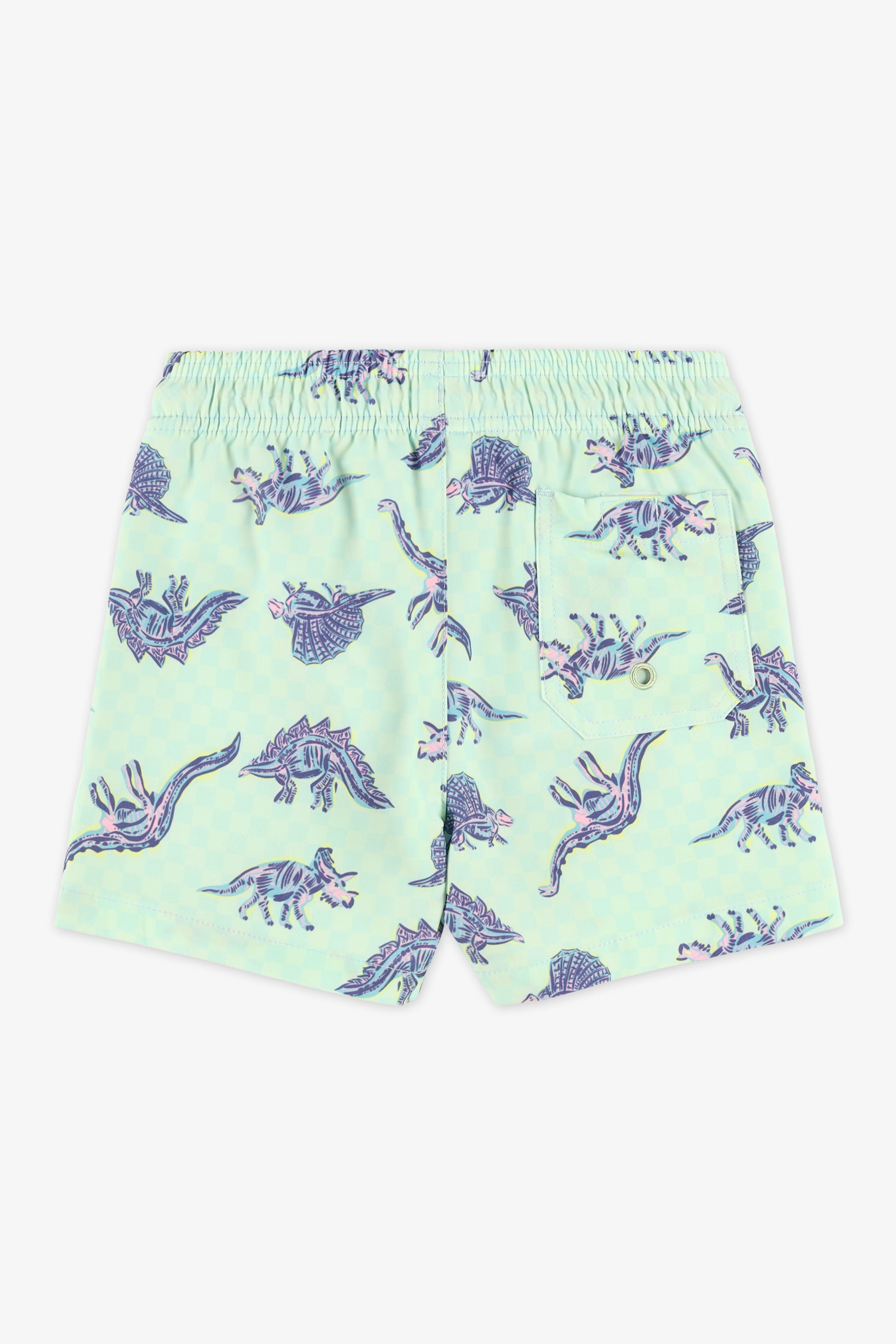 Maillot de bain short élastique - Enfant garçon && VERT/MULTI