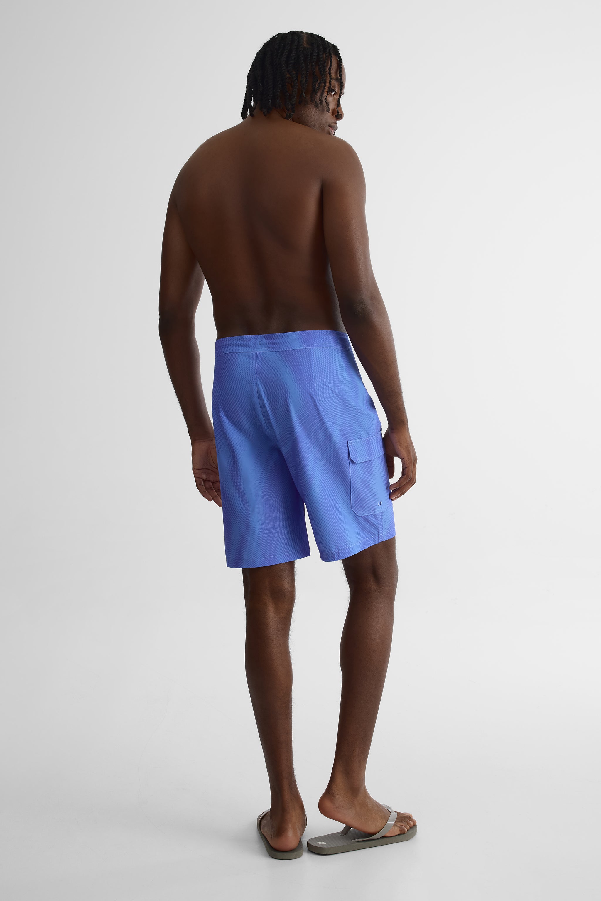 Maillot de bain boardshort avec poche cargo - Ado garçon && BLEU MULTI
