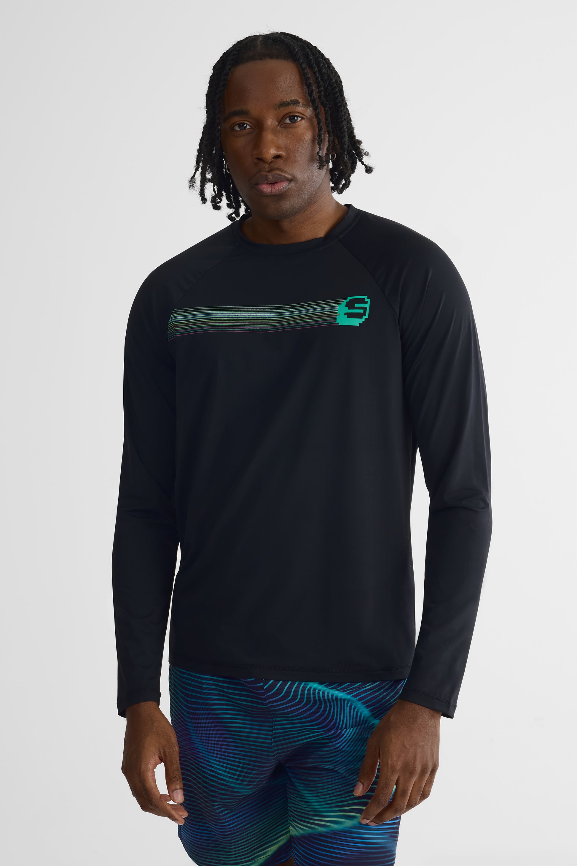 Chandail Rashguard manches longues – Homme && NOIR