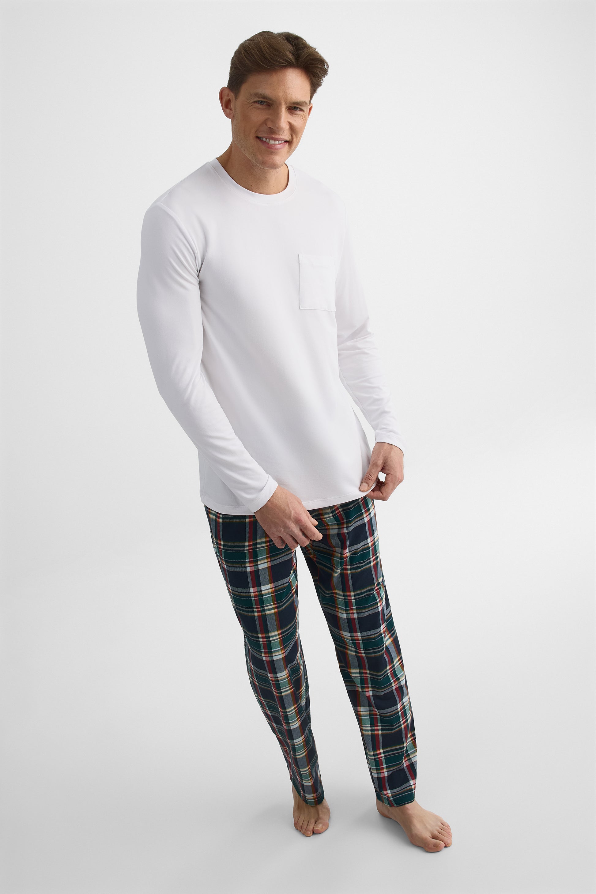 Pantalon de nuit en jersey – Homme 2/40$ && BLEU MULTI
