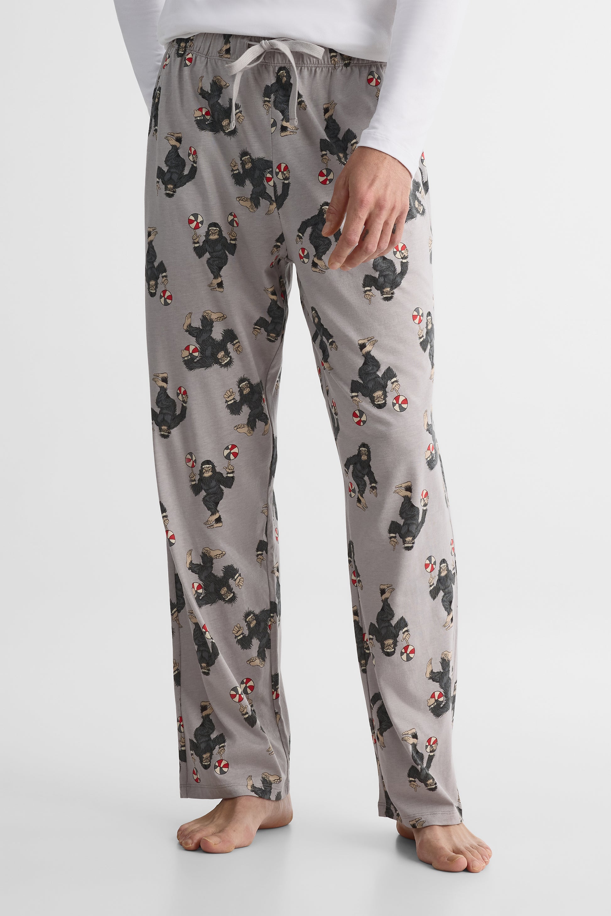 Pantalon de nuit en jersey – Homme 2/40$ && GRIS MULTI