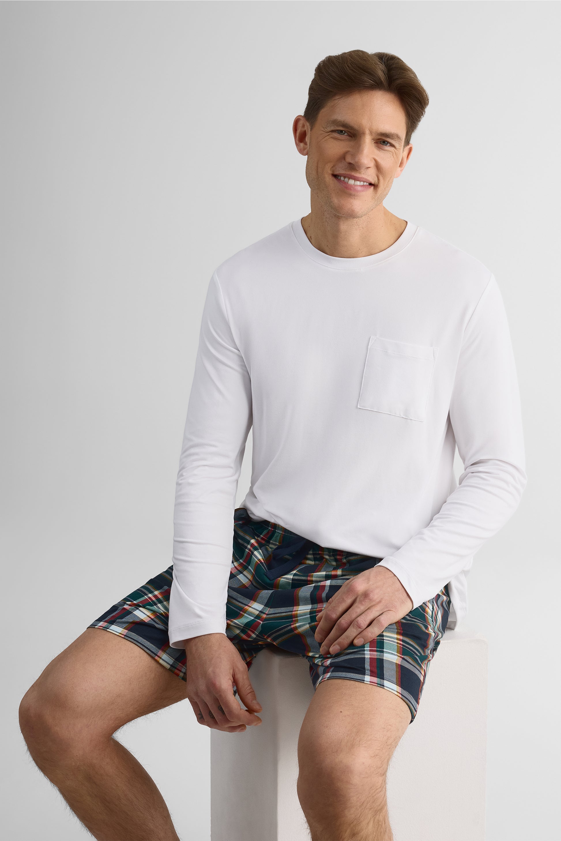 Bermudas de nuit en jersey – Homme 2/40$ && BLEU MULTI