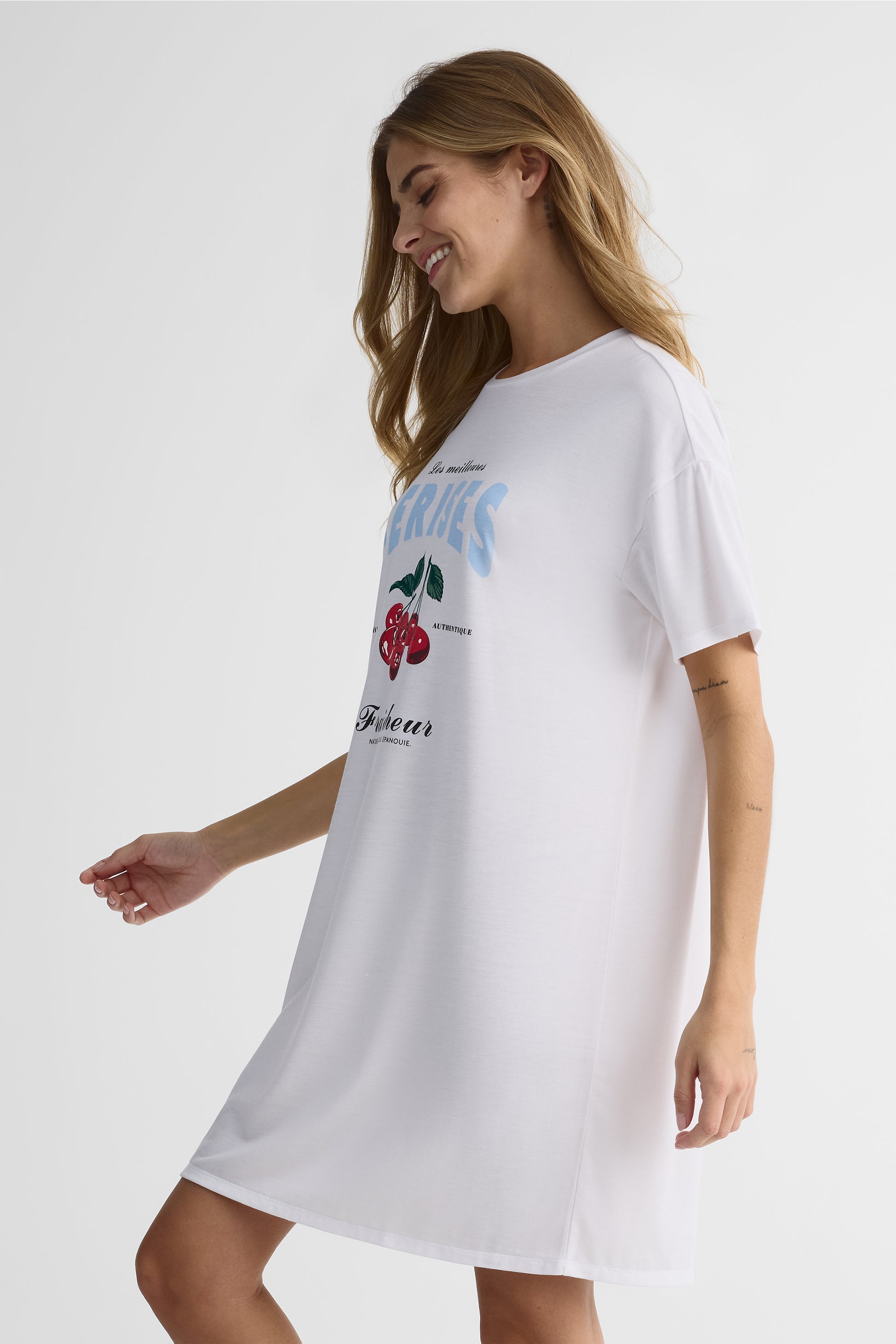 Jaquette en jersey rayonne graphique – Femme && BLANC