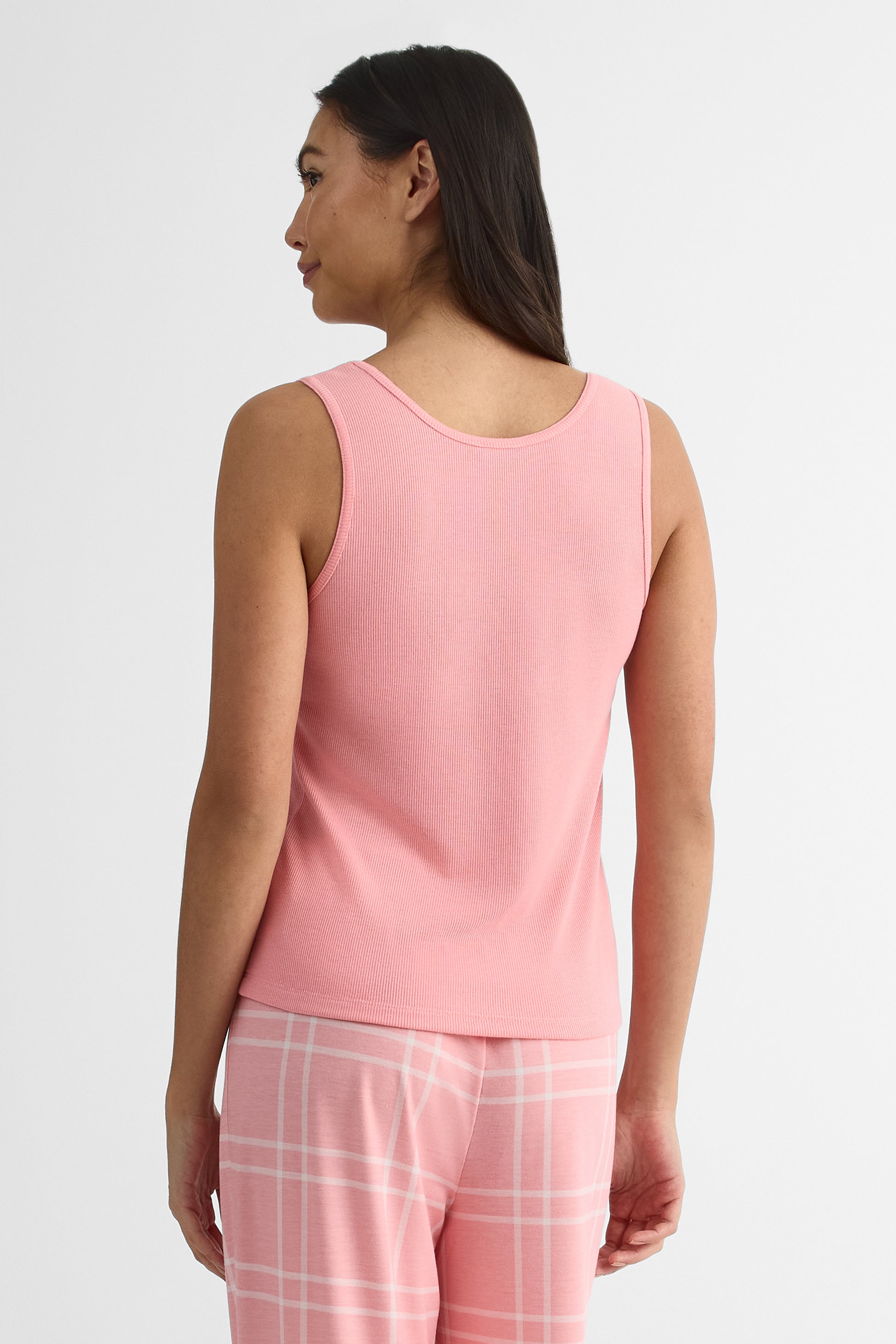 Camisole en rib rayonne – Homme && ROSE FONCE