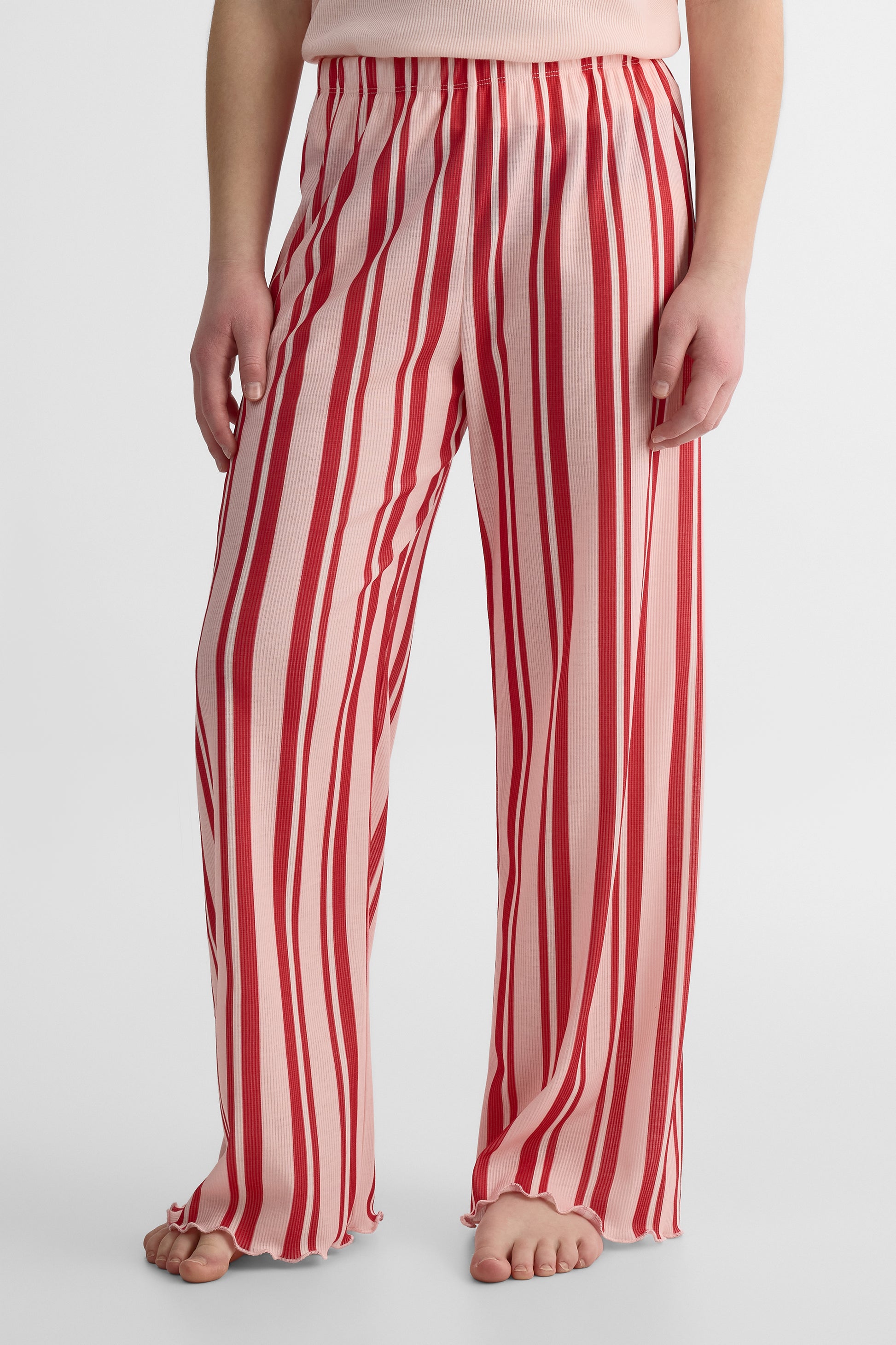 Pantalon de nuit imprimé en poly rib - Ado fille && PECHE