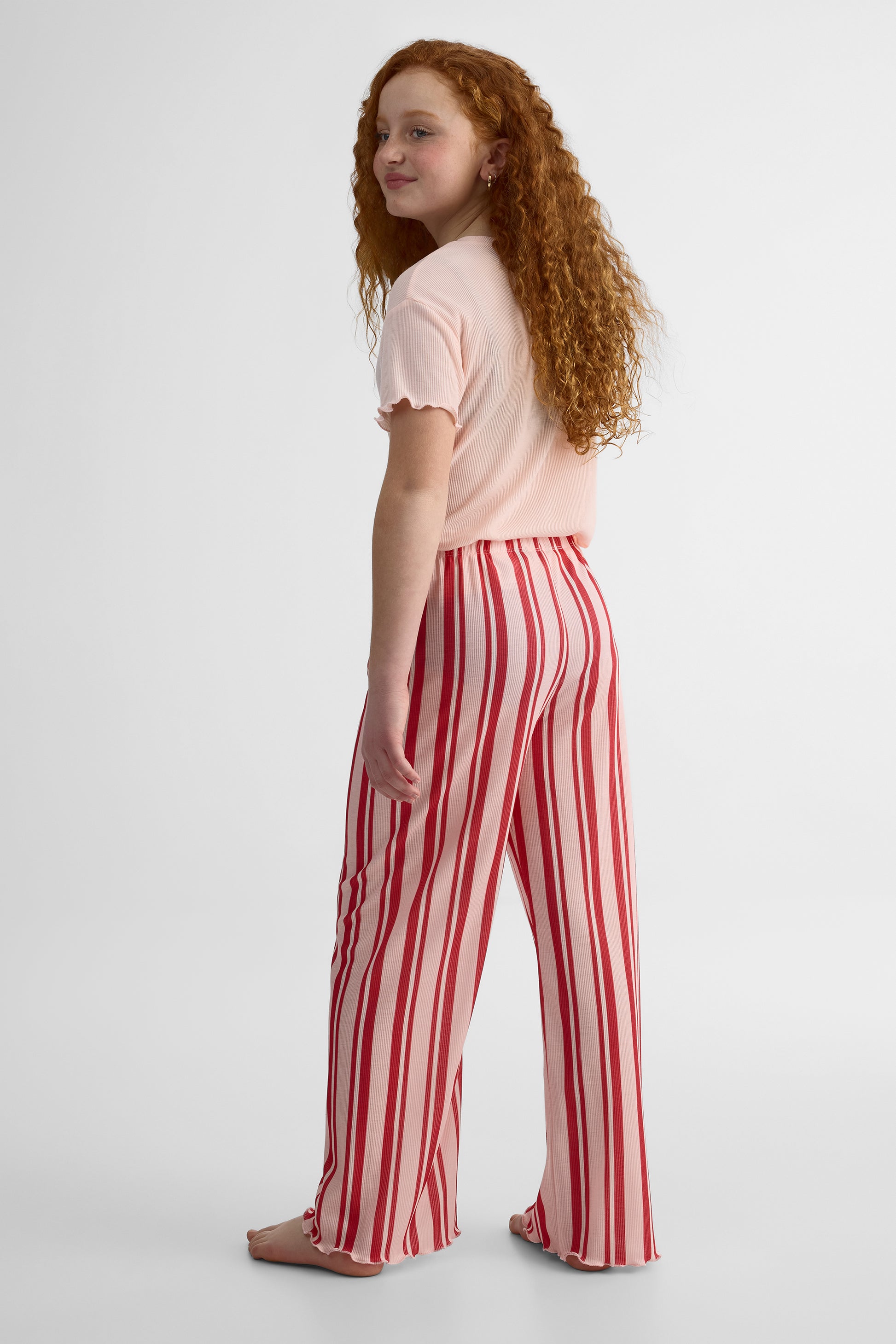Pantalon de nuit imprimé en poly rib - Ado fille && PECHE