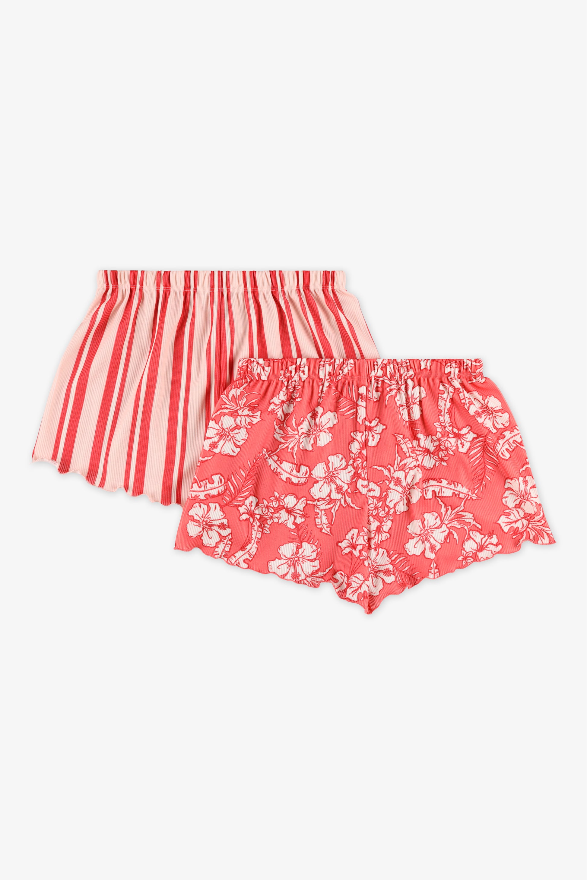Pack de 2 shorts de nuit – Ado fille && CORAIL/MULTI
