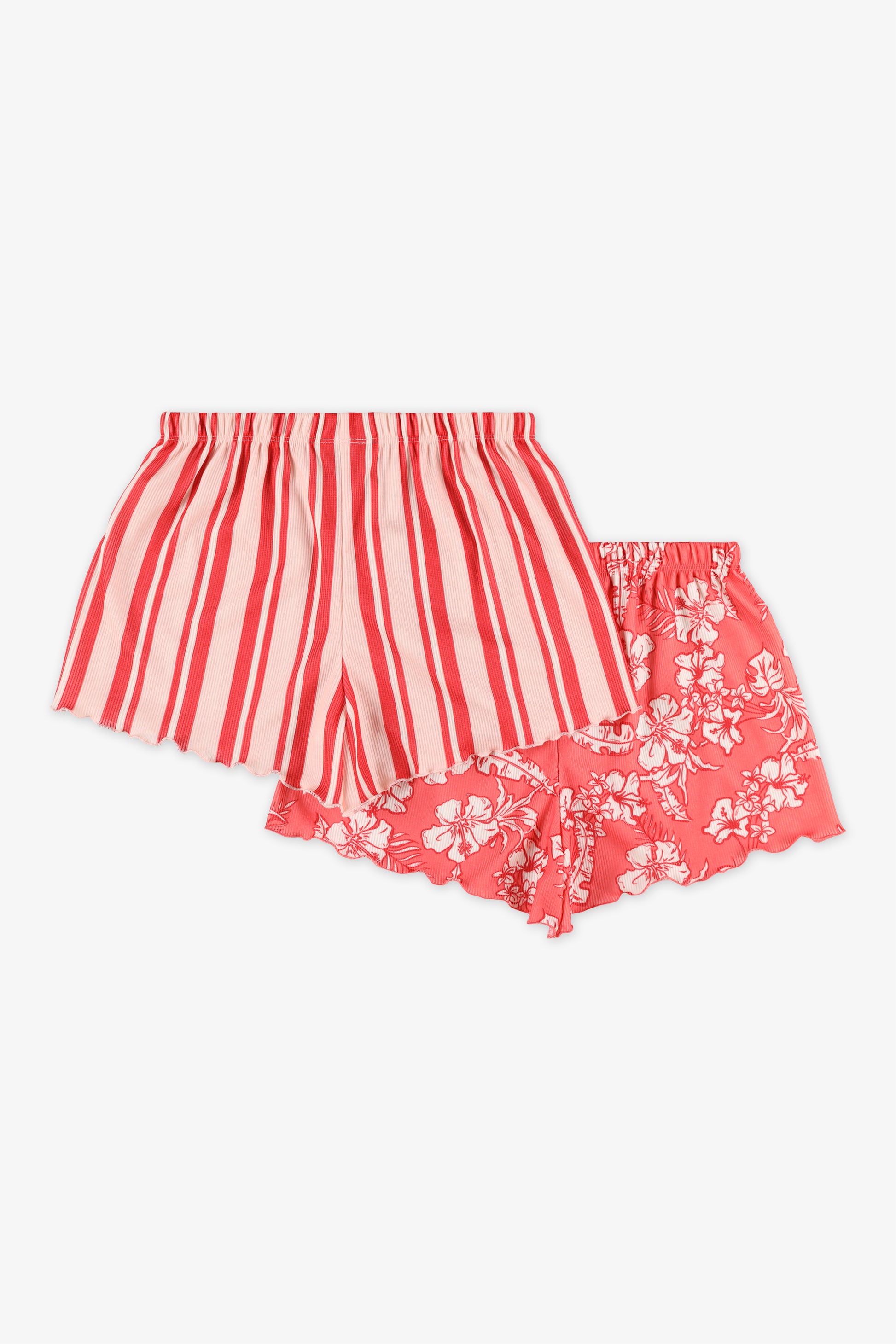 Pack de 2 shorts de nuit – Ado fille && CORAIL/MULTI