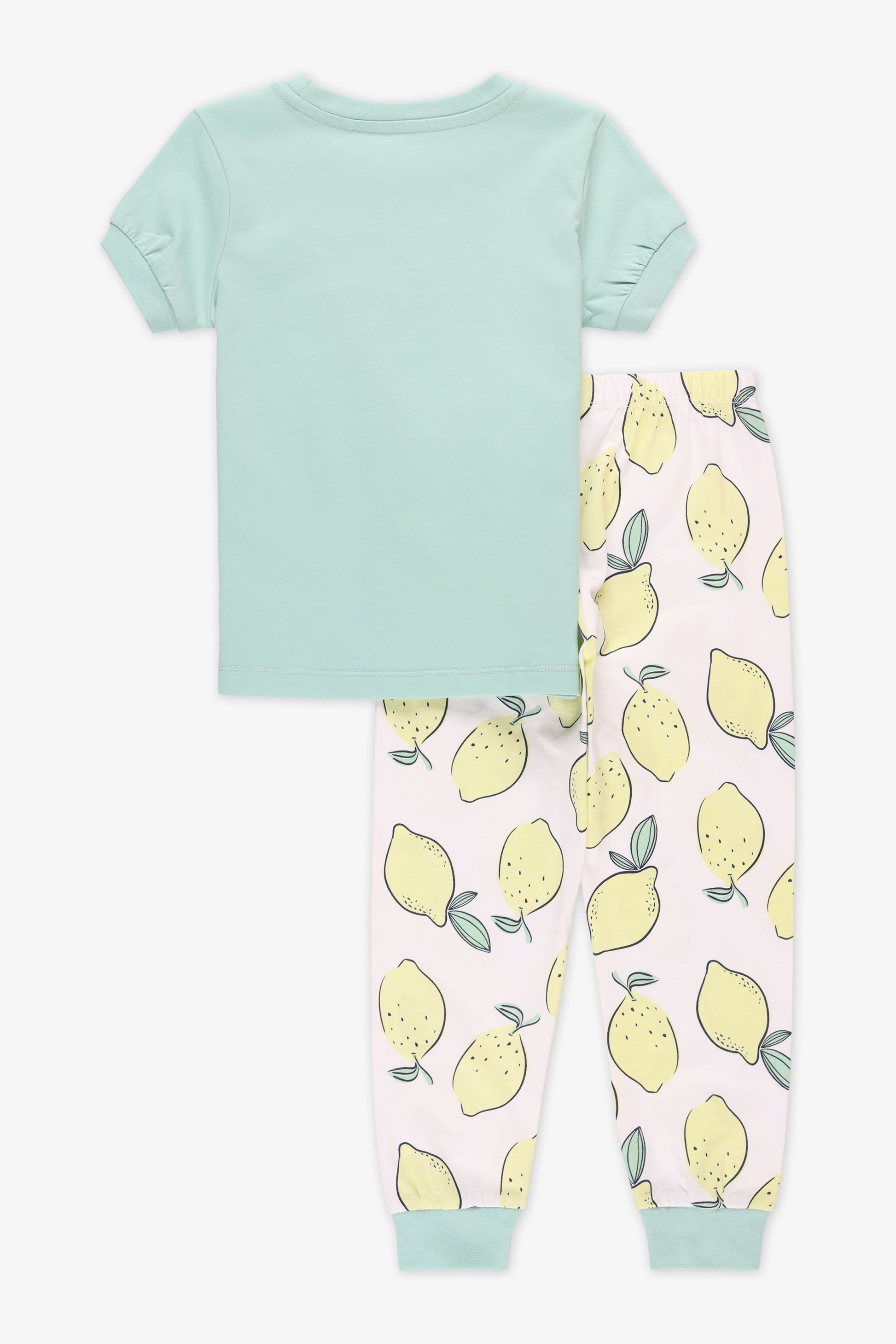 Ensemble de nuit 2 pièces en jersey - Ado fille && VERT