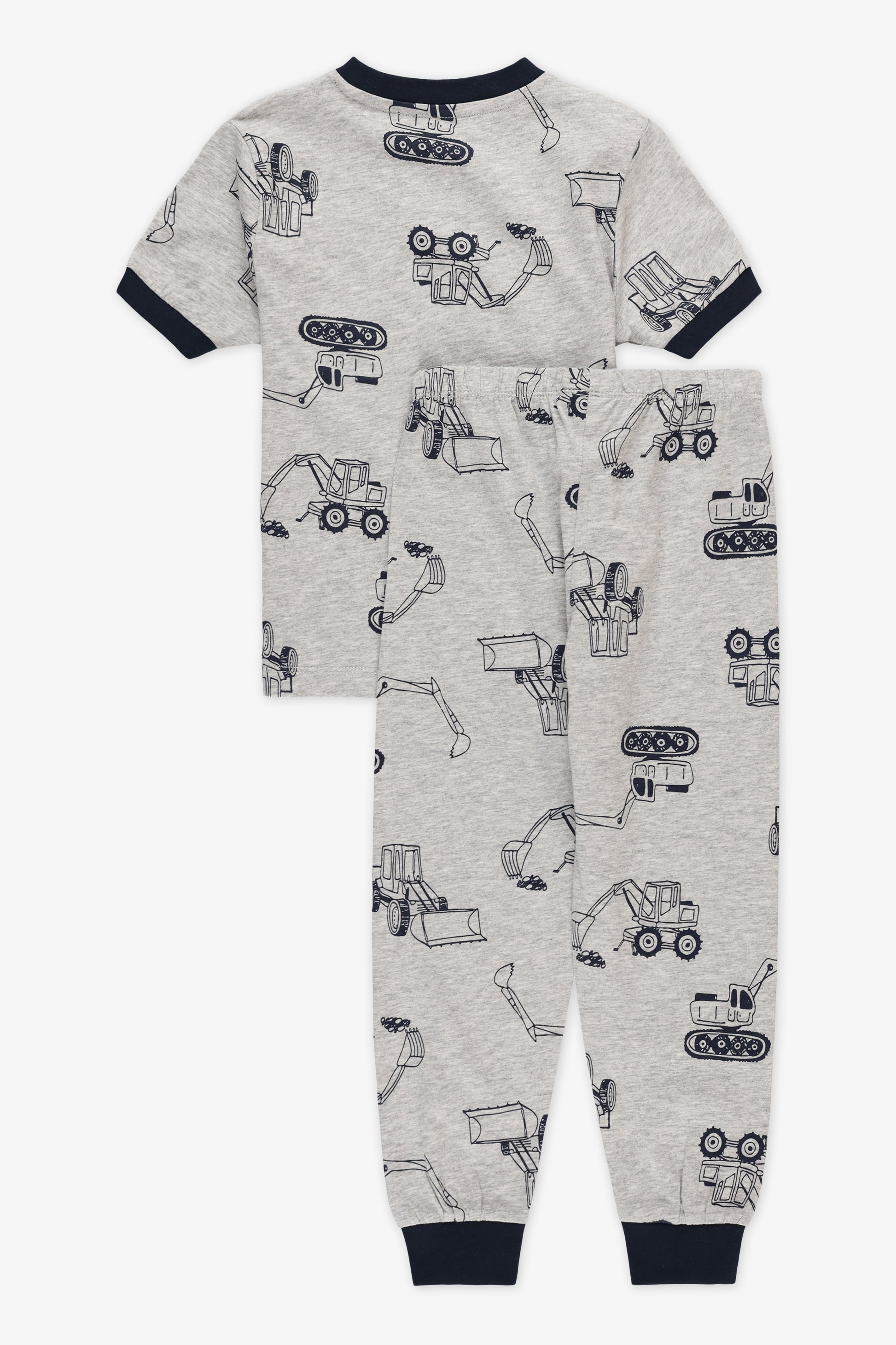 Ensemble 2 pièces de nuit en jersey - Enfant fille 2/35$ && GRIS MIXTE