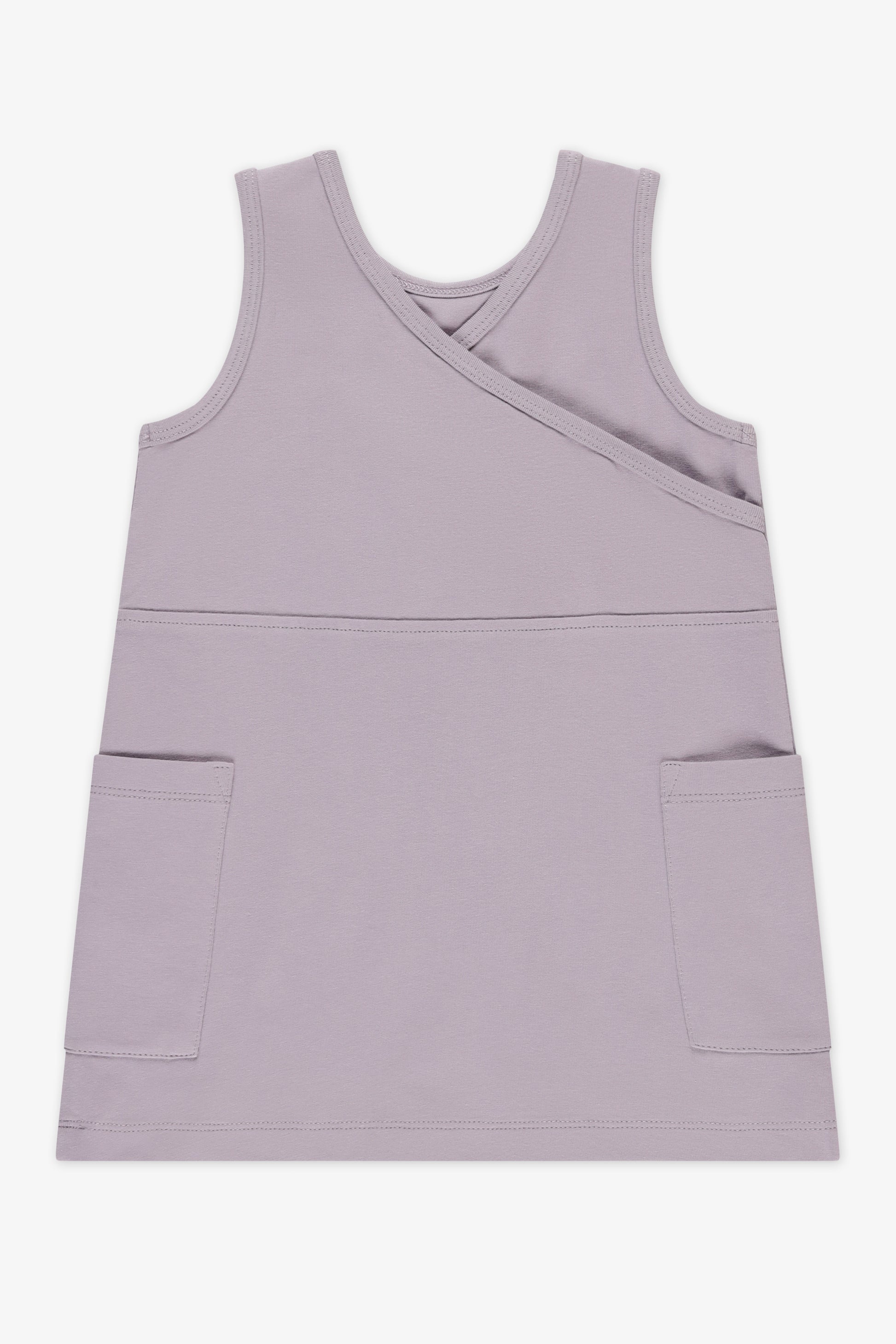 Robe S/ Manches Bretelles Larges - Bébé fille && MAUVE