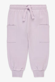 Jogger taille élastique avec poches - Bébé fille && MAUVE