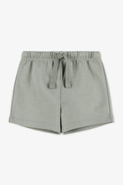 Short taille élastique avec cordon - Bébé fille && KAKI