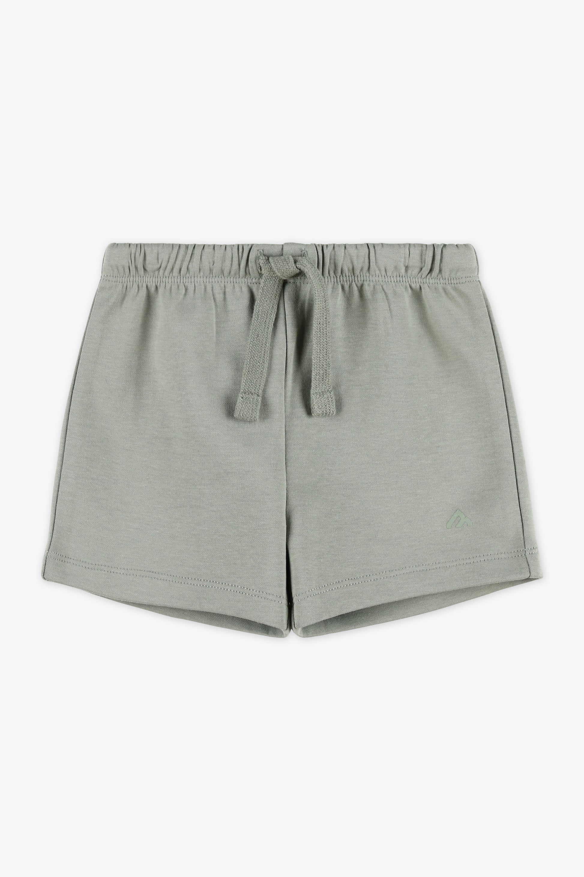 Short taille élastique avec cordon - Bébé fille && KAKI
