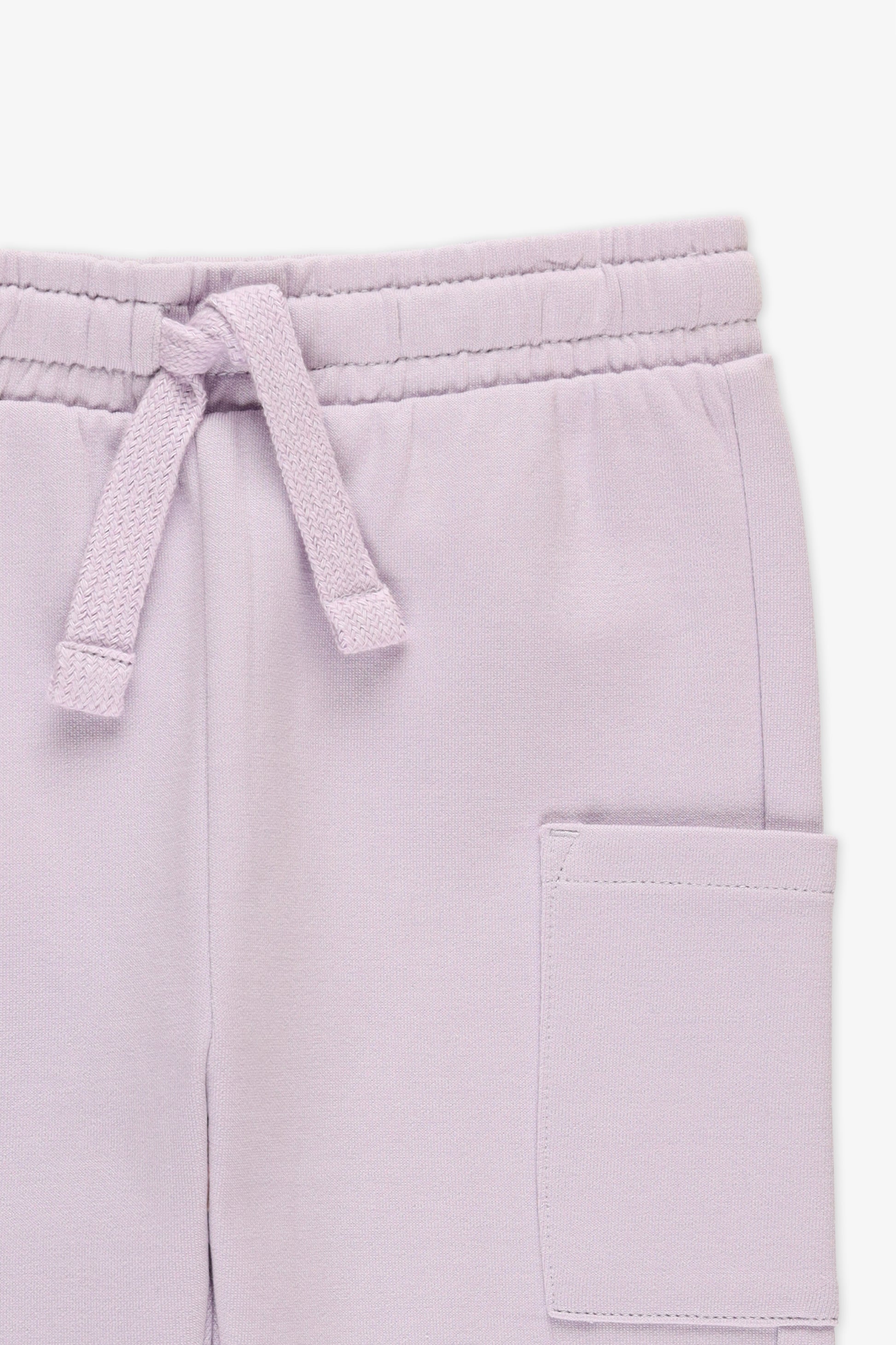 Jogger taille élastique avec poches - Bébé fille && MAUVE