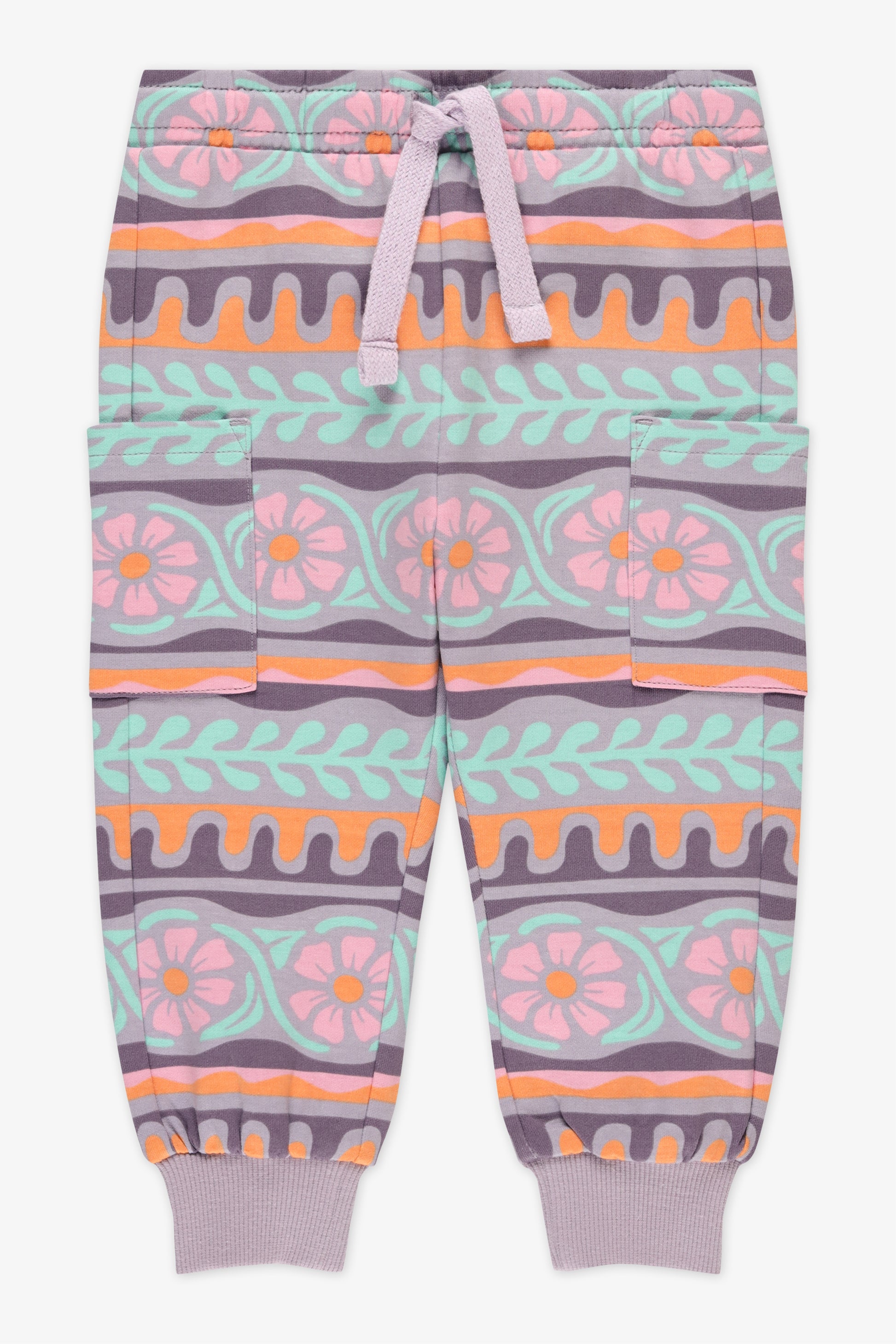 Jogger taille élastique avec poches - Bébé fille && ROSE MULTI