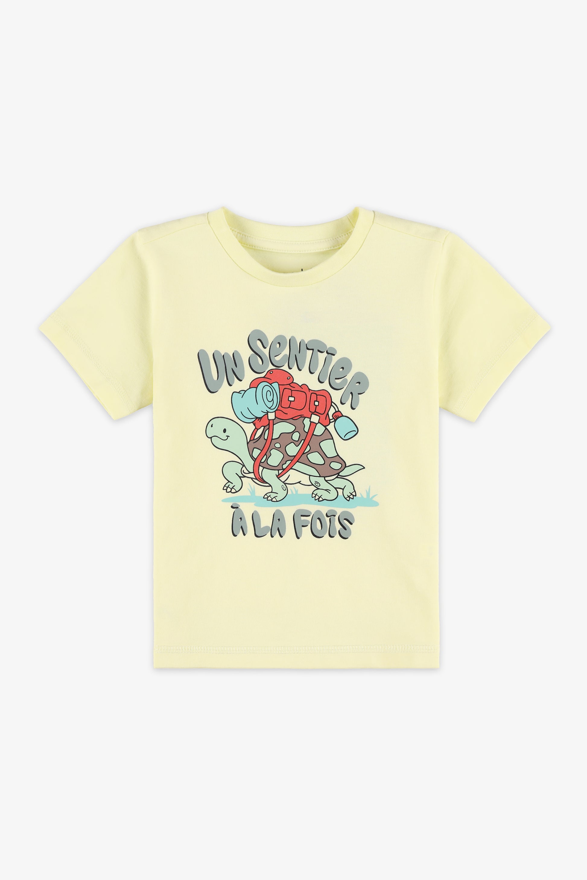 Chandail M/courtes col rond uni - Bébé garçon && VERT LIME