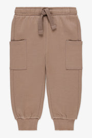 Jogger élastique avec poches - Bébé garçon && BRUN