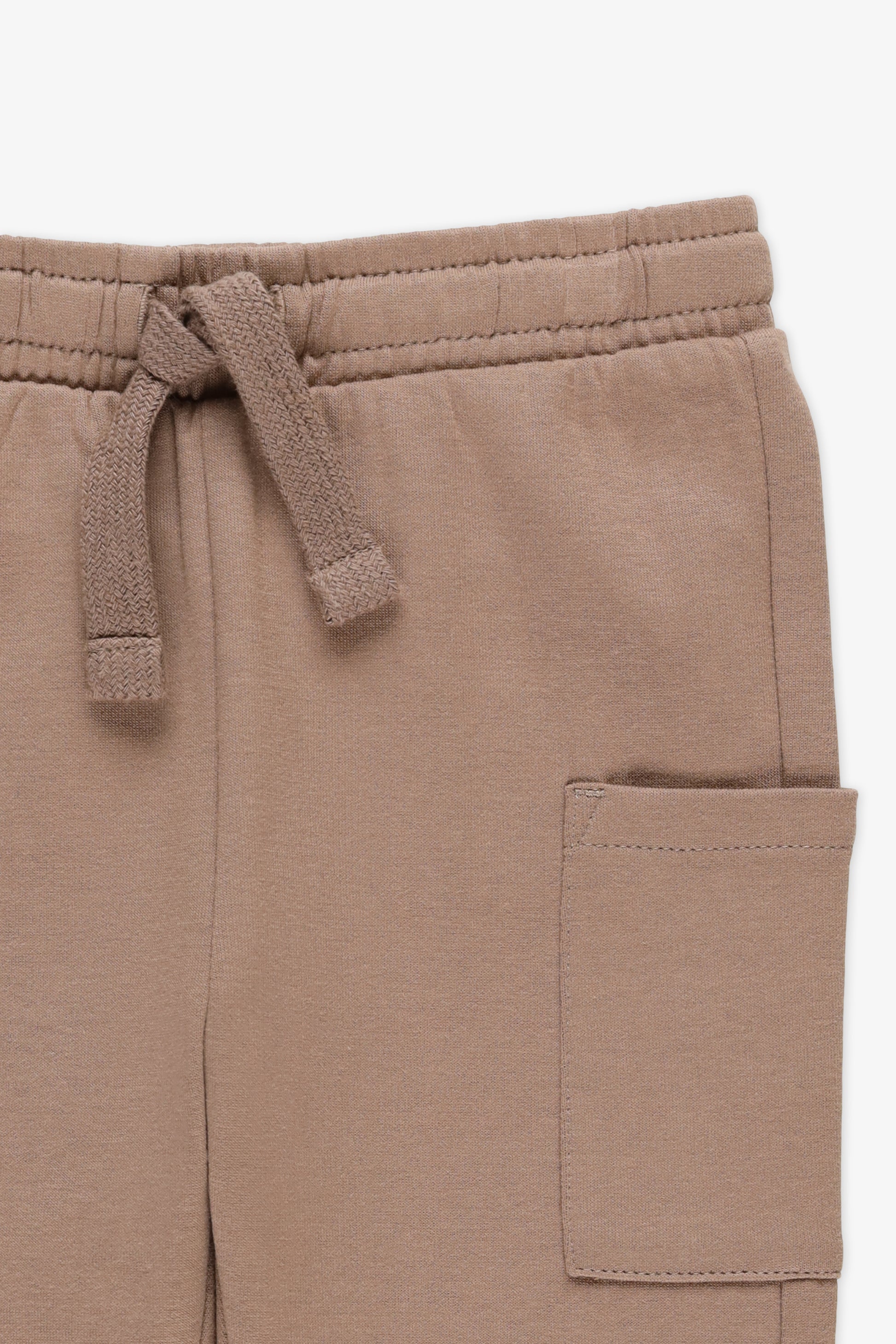 Jogger élastique avec poches - Bébé garçon && BRUN