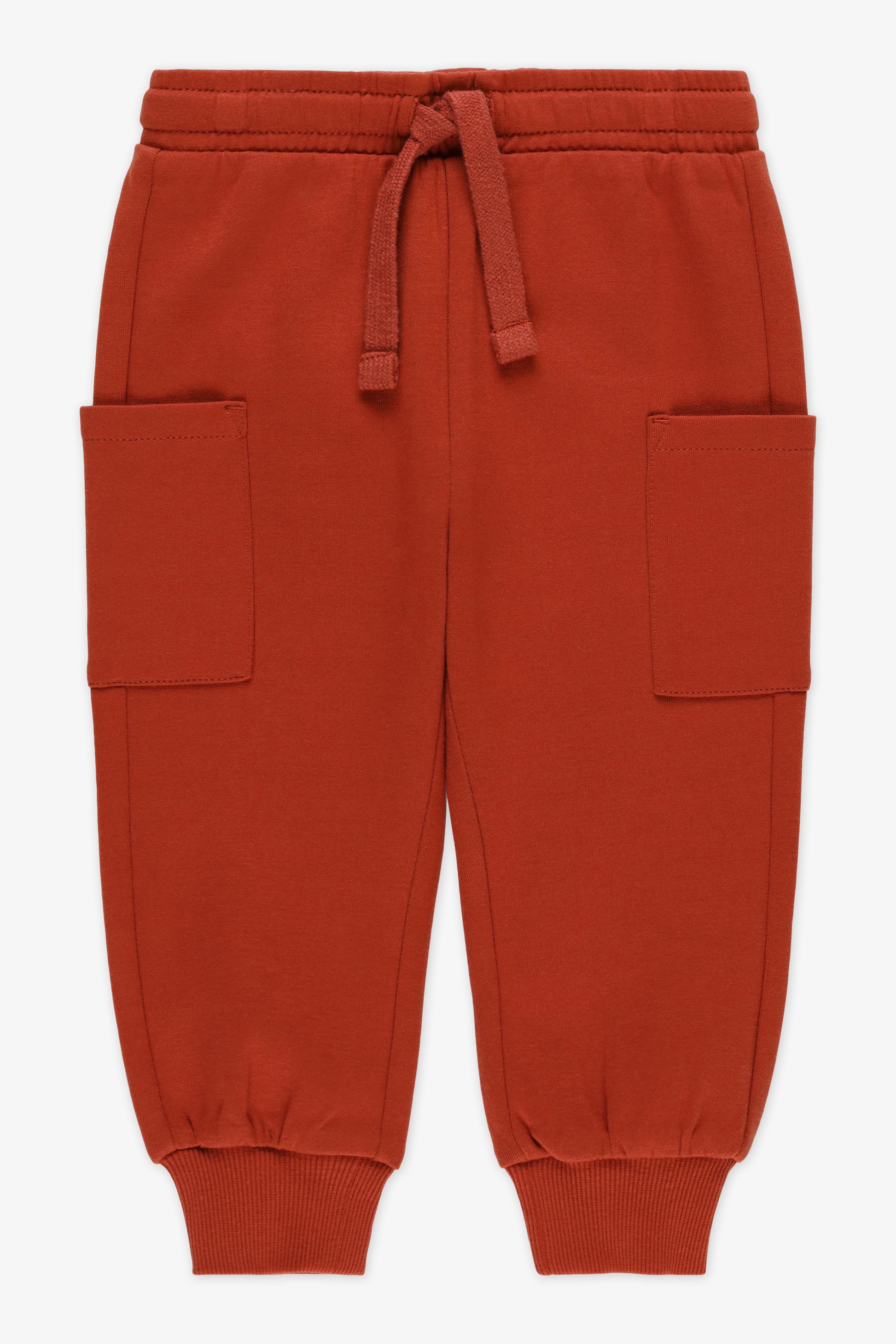 Jogger élastique avec poches - Bébé garçon && BOURGOGNE