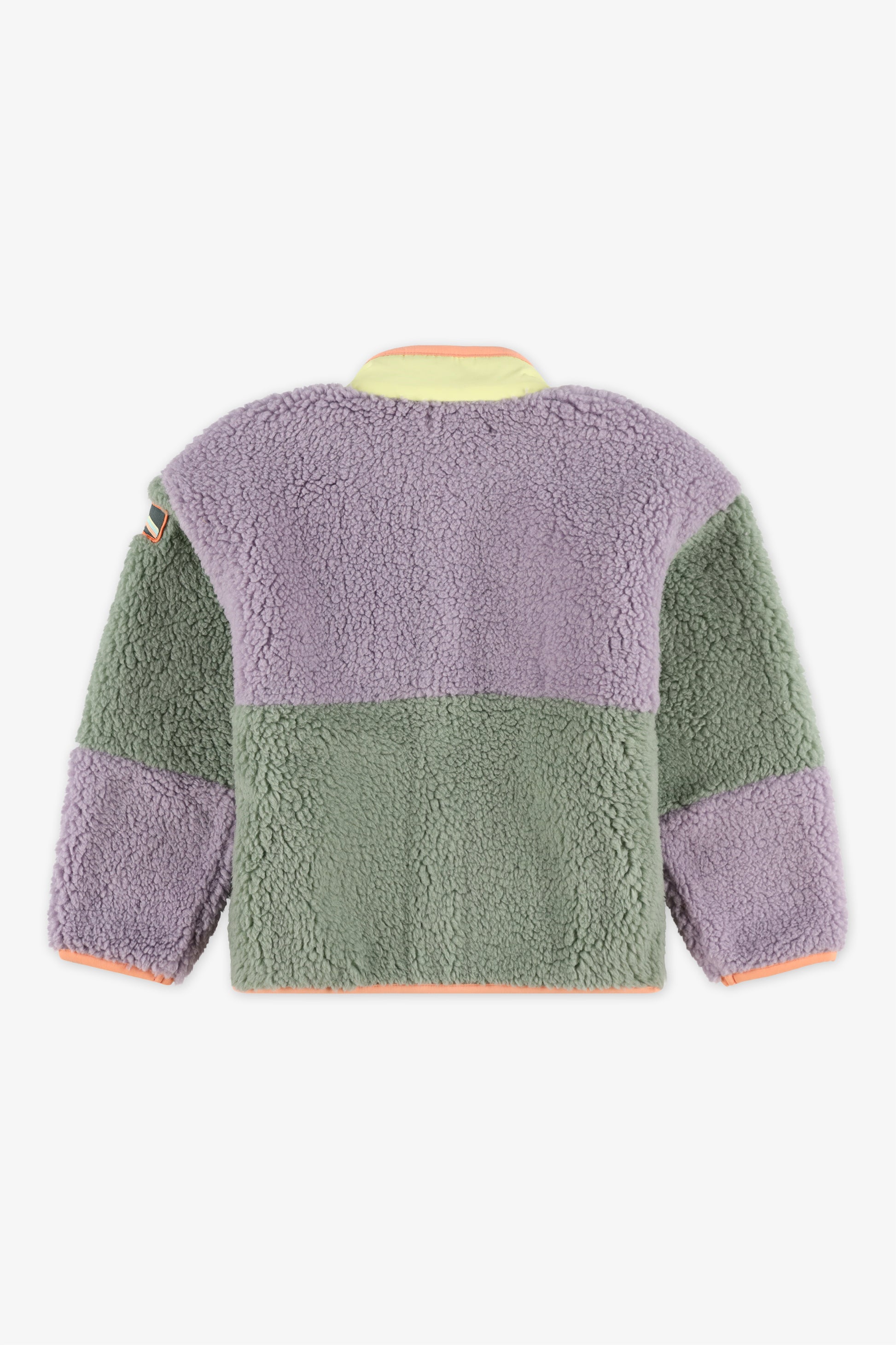 Veste ouatée color block - Enfant fille && MAUVE