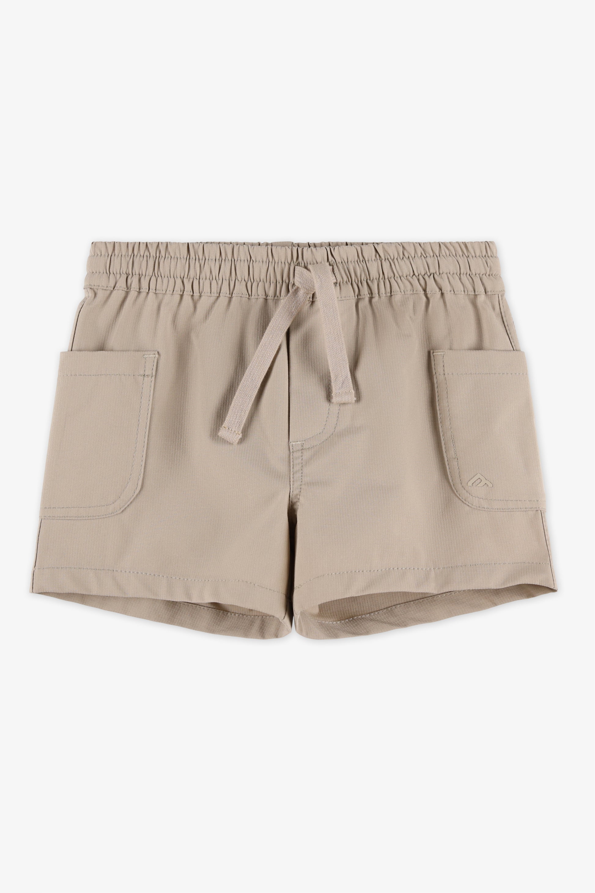 Short cargo élastique avec poches - Enfant fille && BRONZÉ