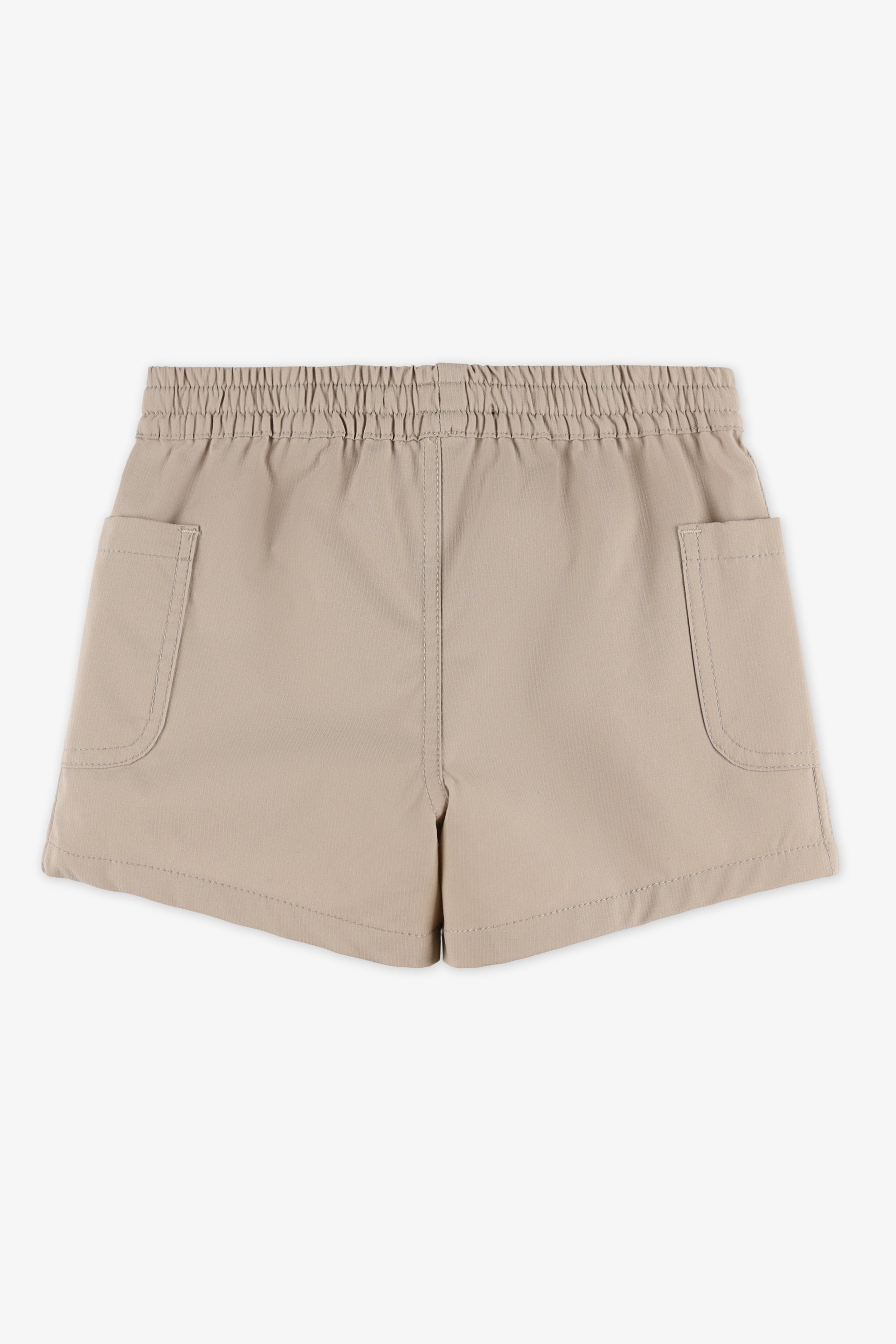 Short cargo élastique avec poches - Enfant fille && BRONZÉ