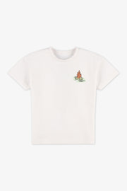 Chandail M/courtes col rond imprimé - Enfant garçon && BLANC