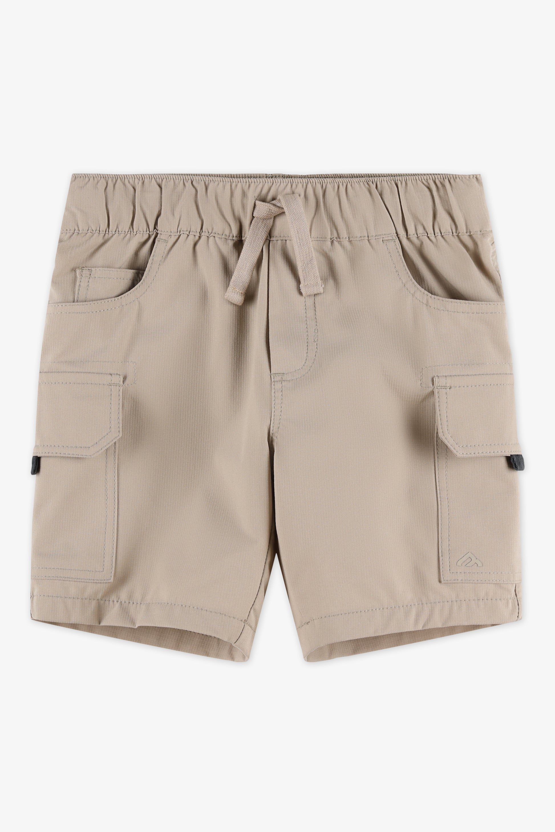 Short cargo élastique avec poches - Enfant garçon && BRONZÉ