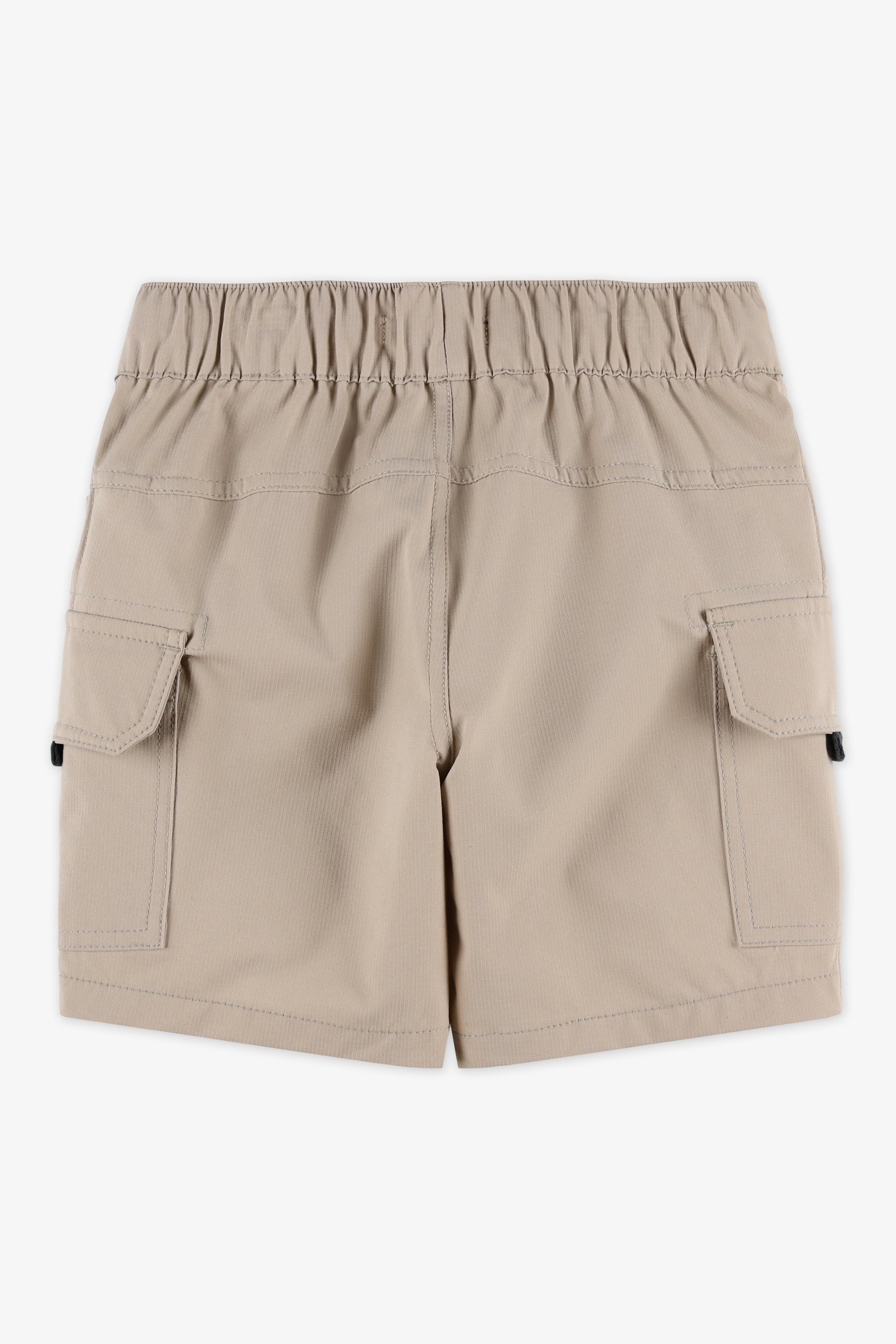 Short cargo élastique avec poches - Enfant garçon && BRONZÉ
