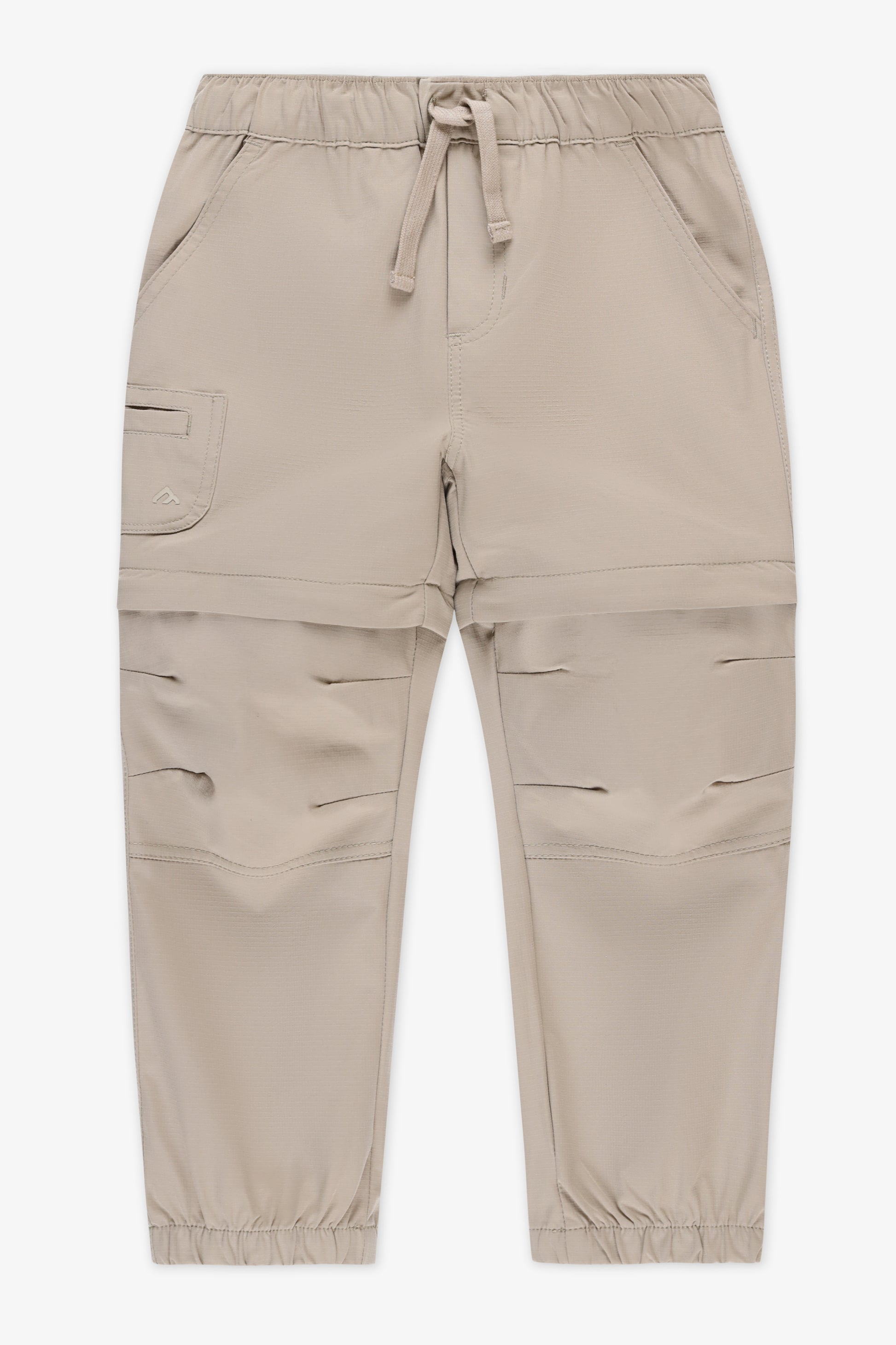 Pantalon convertible élastique avec poches - Enfant garçon && BRONZÉ