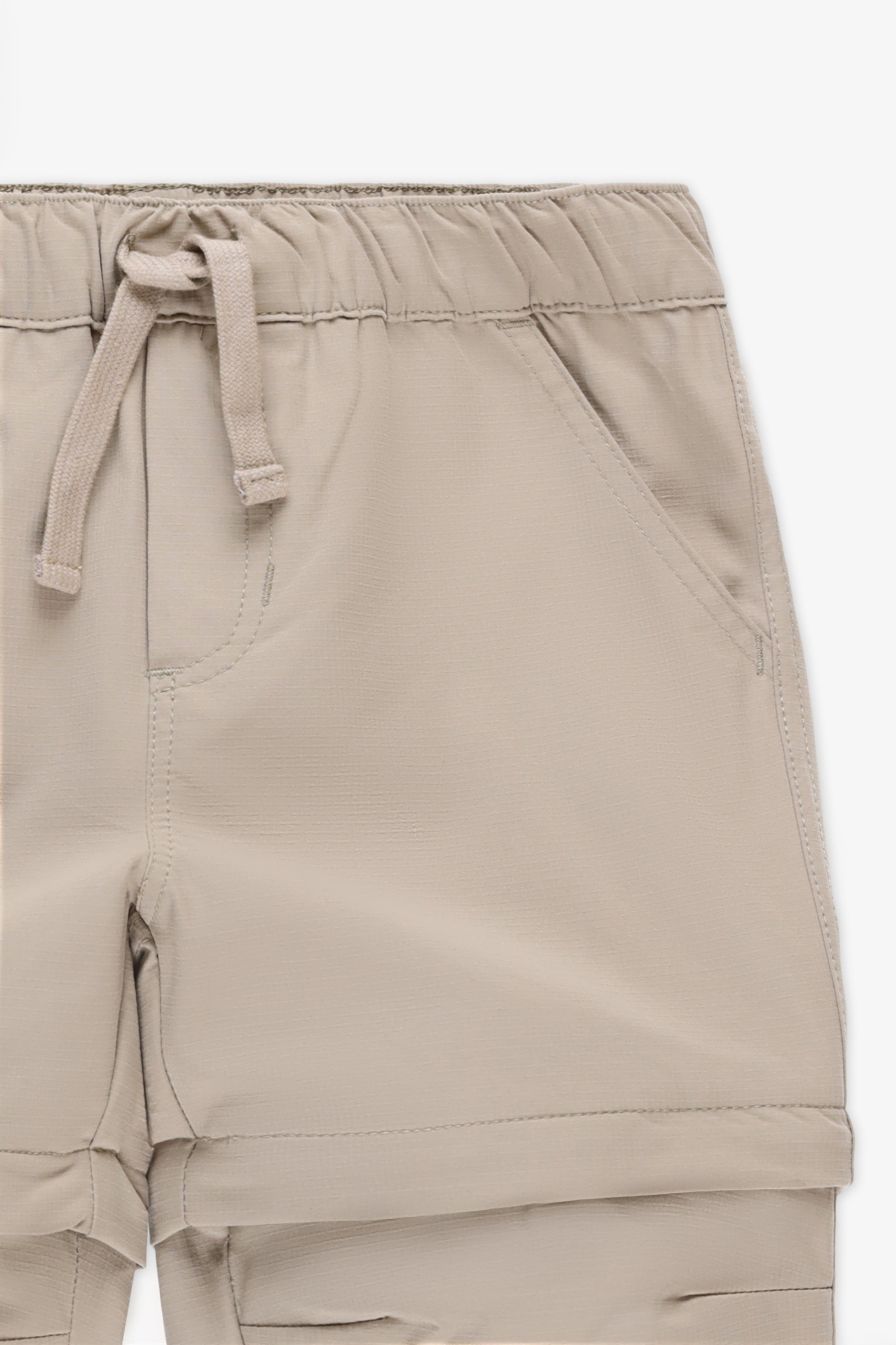 Pantalon convertible élastique avec poches - Enfant garçon && BRONZÉ