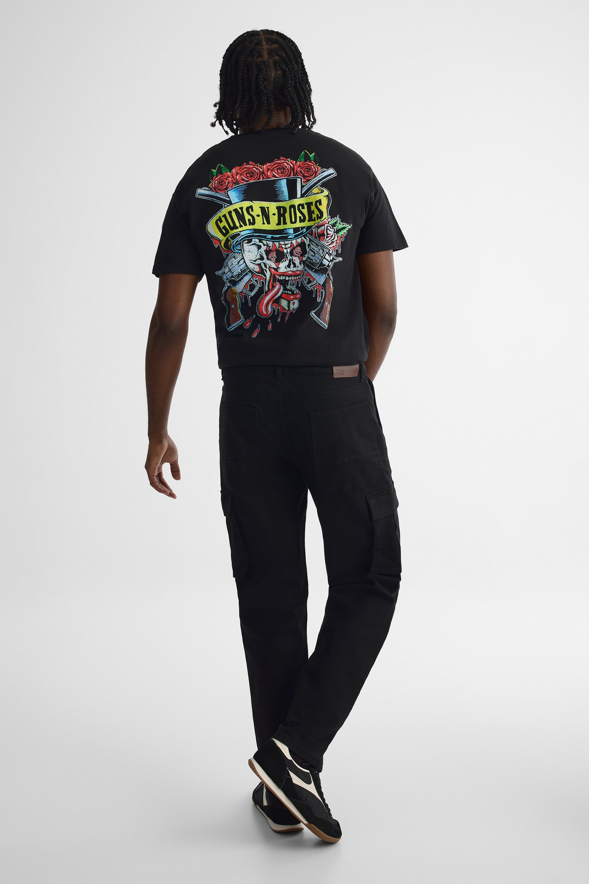 Jeans cargo loose fit stretch noir – Homme && DENIM NOIR