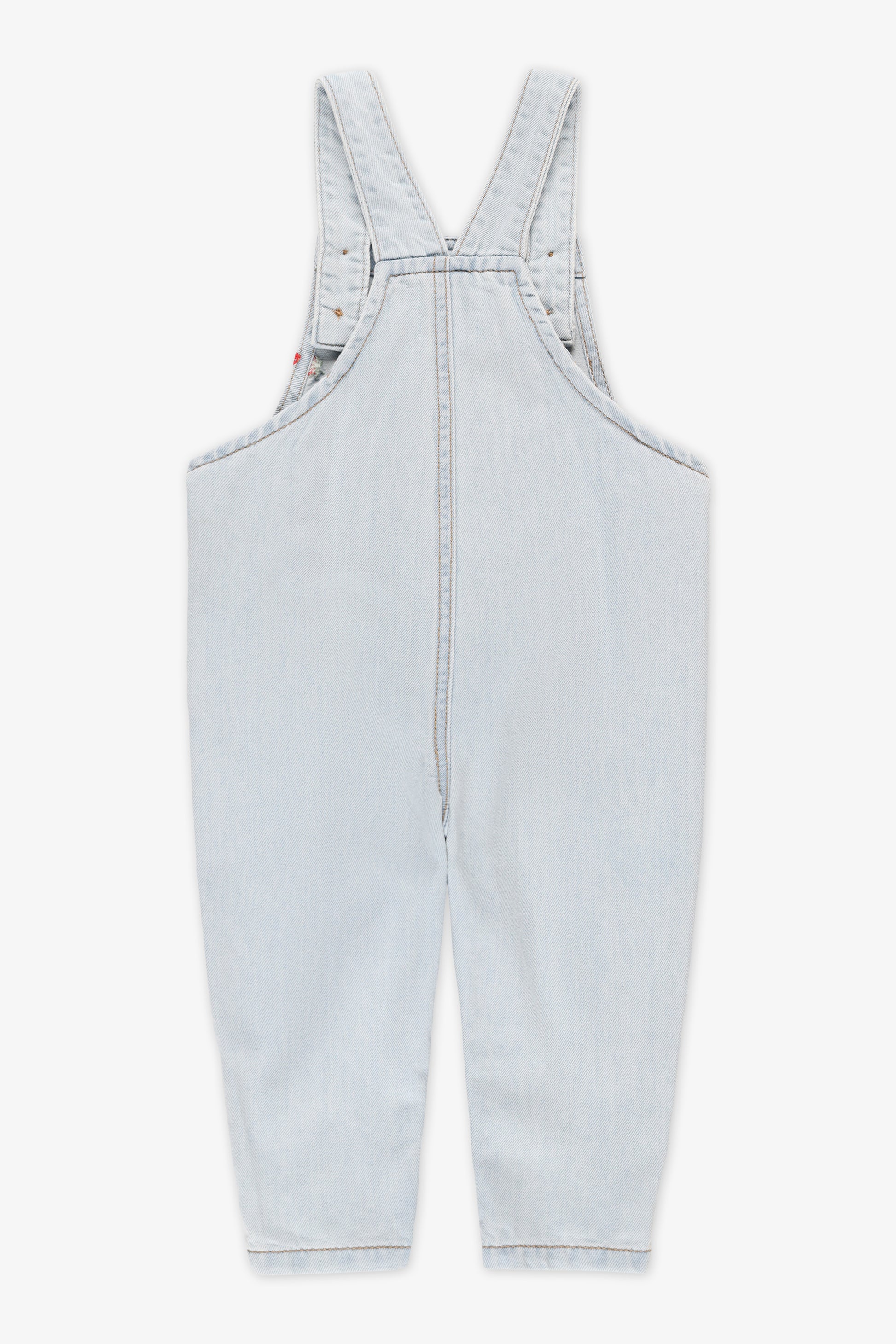 Salopette en denim léger – Bébé fille && DENIM PALE