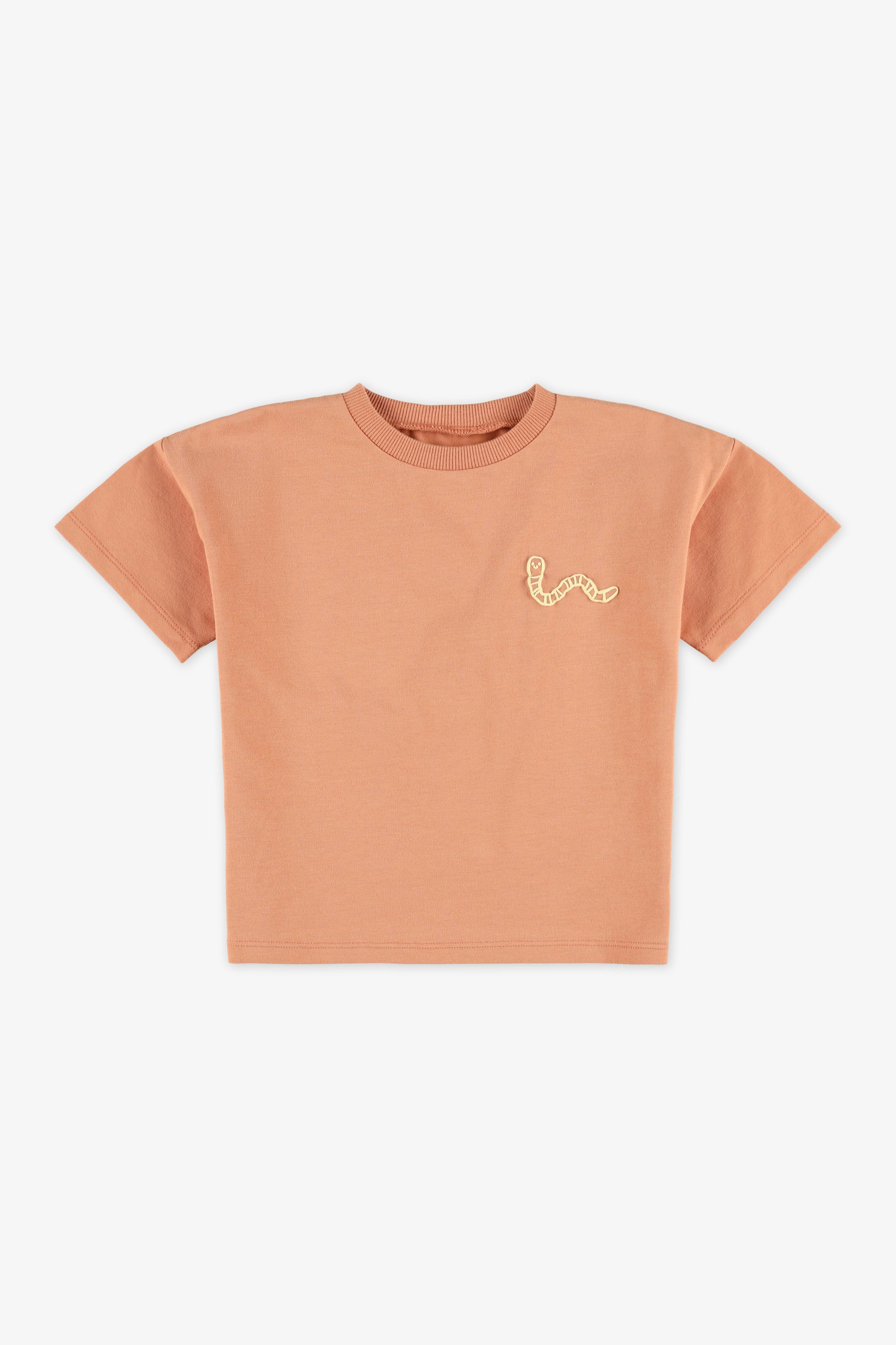 Chandail M/courtes uni ou graphique – Ado fille && BRUN