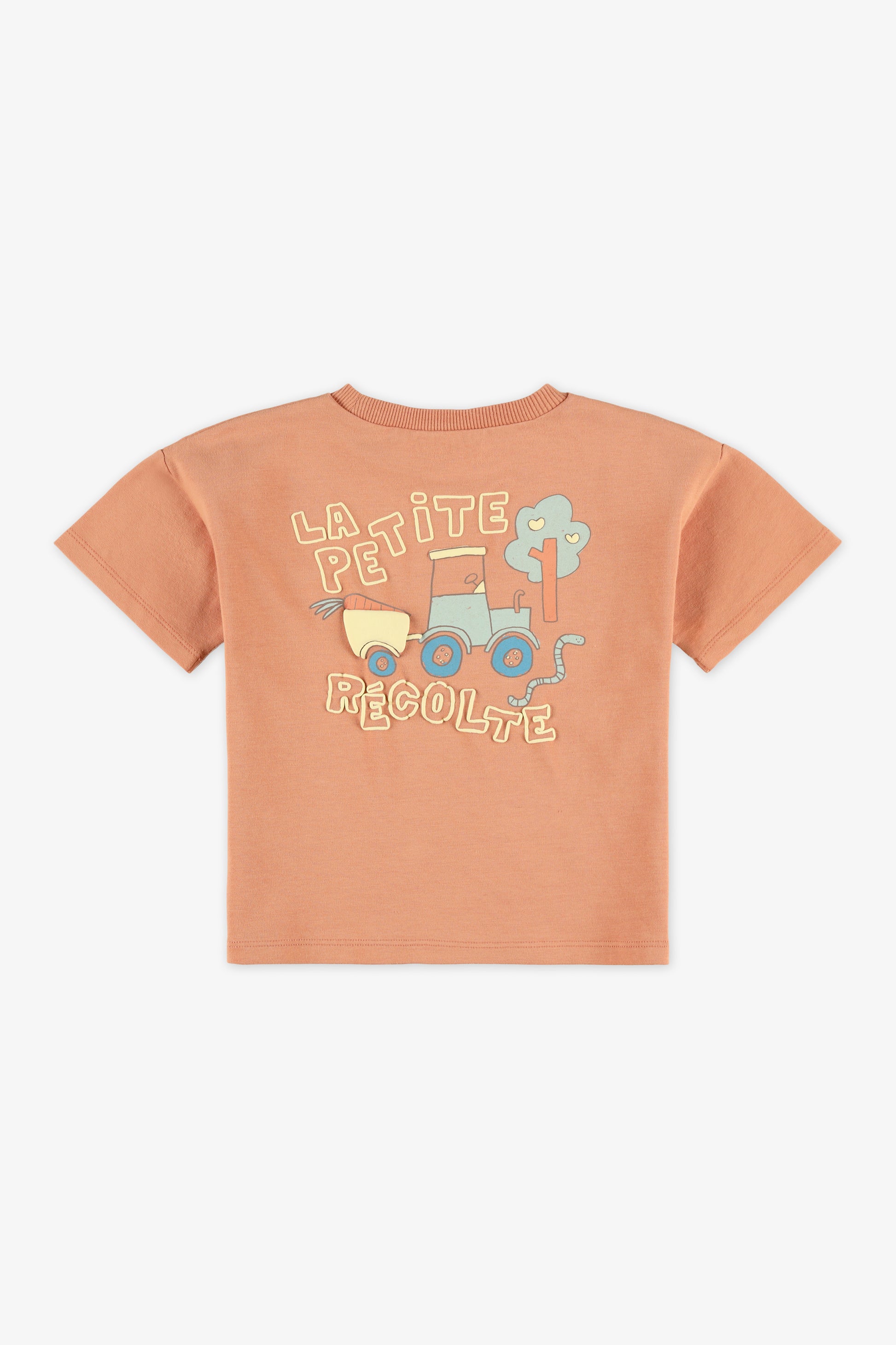 Chandail M/courtes uni ou graphique – Ado fille && BRUN
