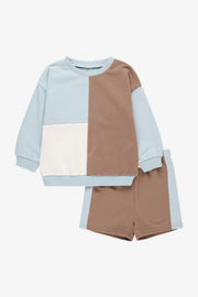 Chandail ouaté col rond, 2/35$ - Bébé garçon && BRUN/MULTI