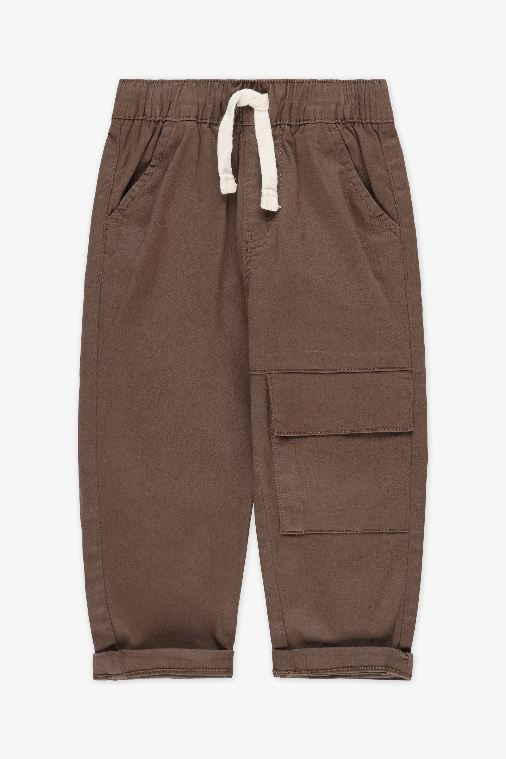 Pantalon Pull On stretch twill - Bébé garçon && BRUN