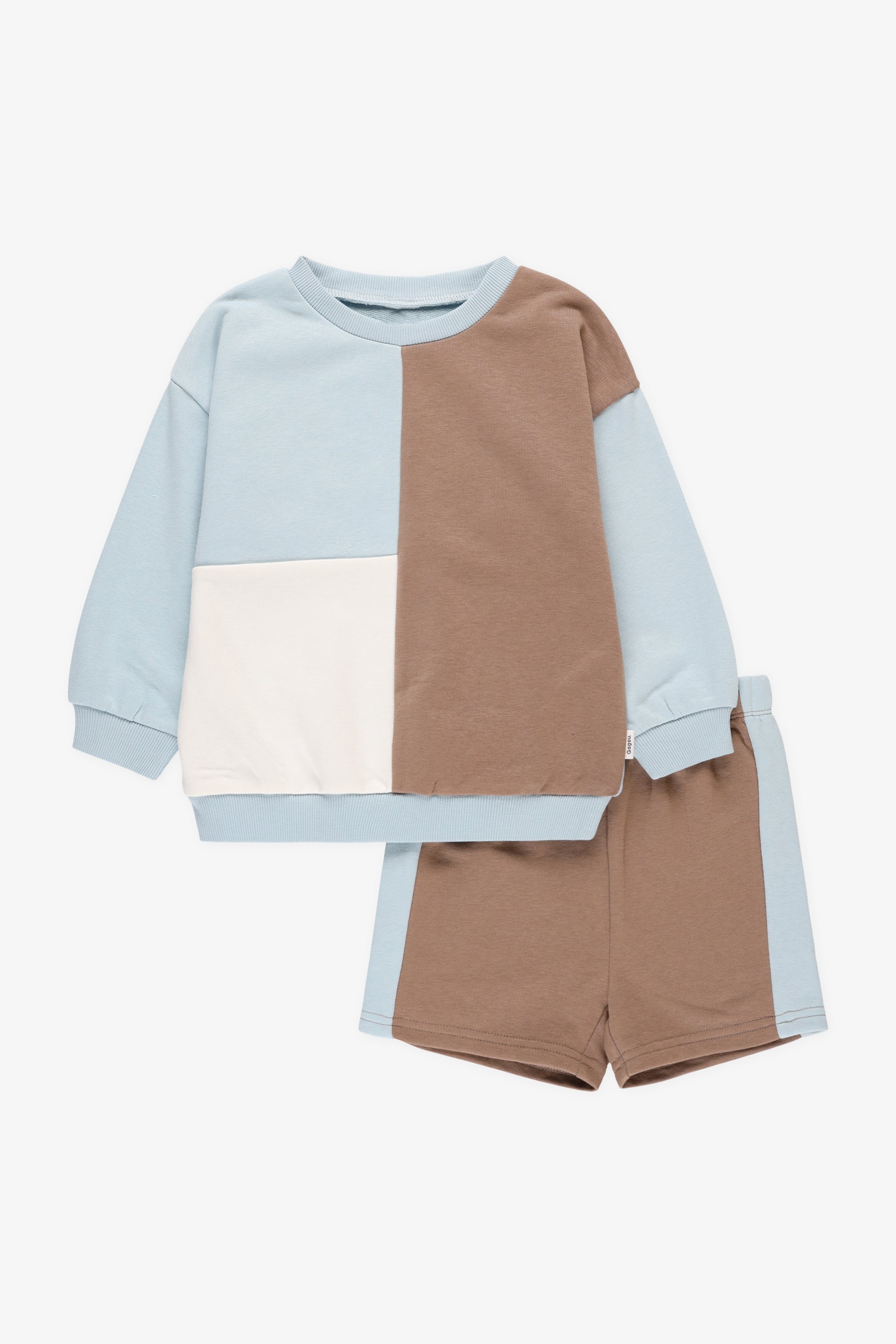 Chandail ouaté boxy fit - Bébé garçon && BRUN/MULTI