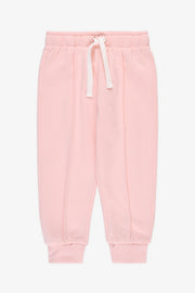 Jogger élastique en French Terry - Bébé fille && ROSE