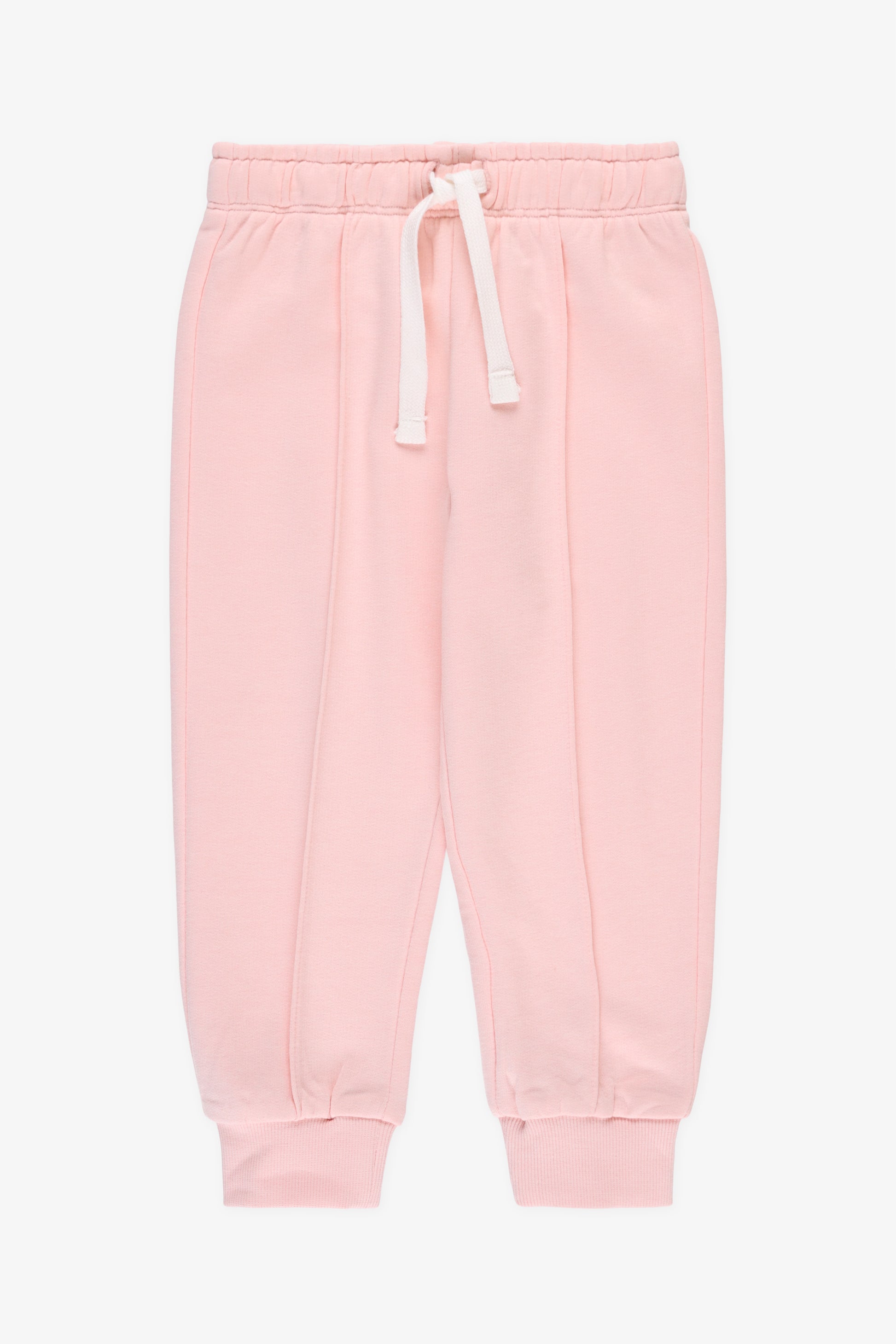 Jogger élastique en French Terry - Bébé fille && ROSE