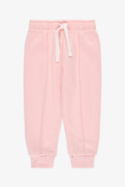 Jogger élastique en French Terry - Bébé fille && ROSE