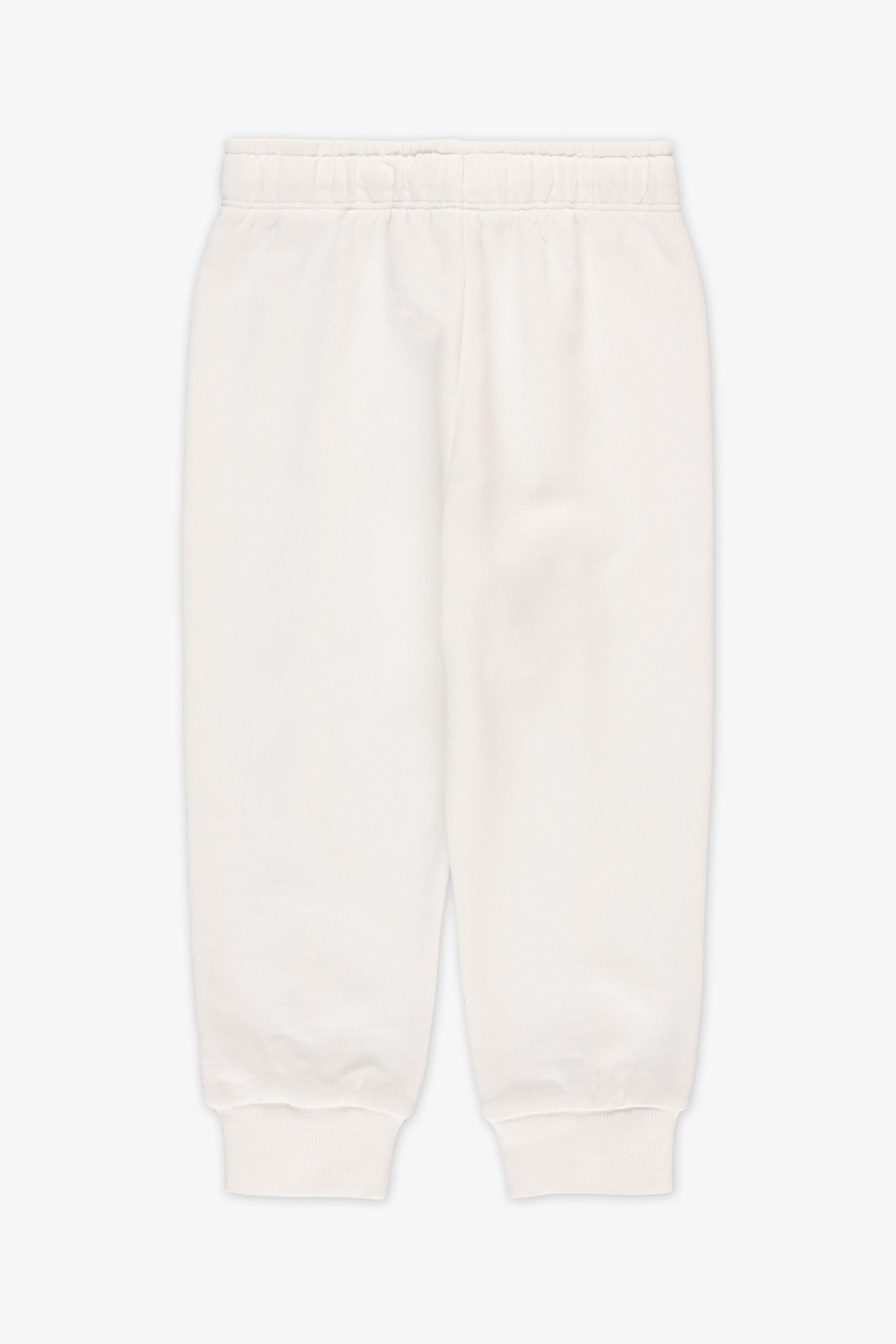 Jogger élastique en French Terry - Bébé fille && BLANC CASSÉ