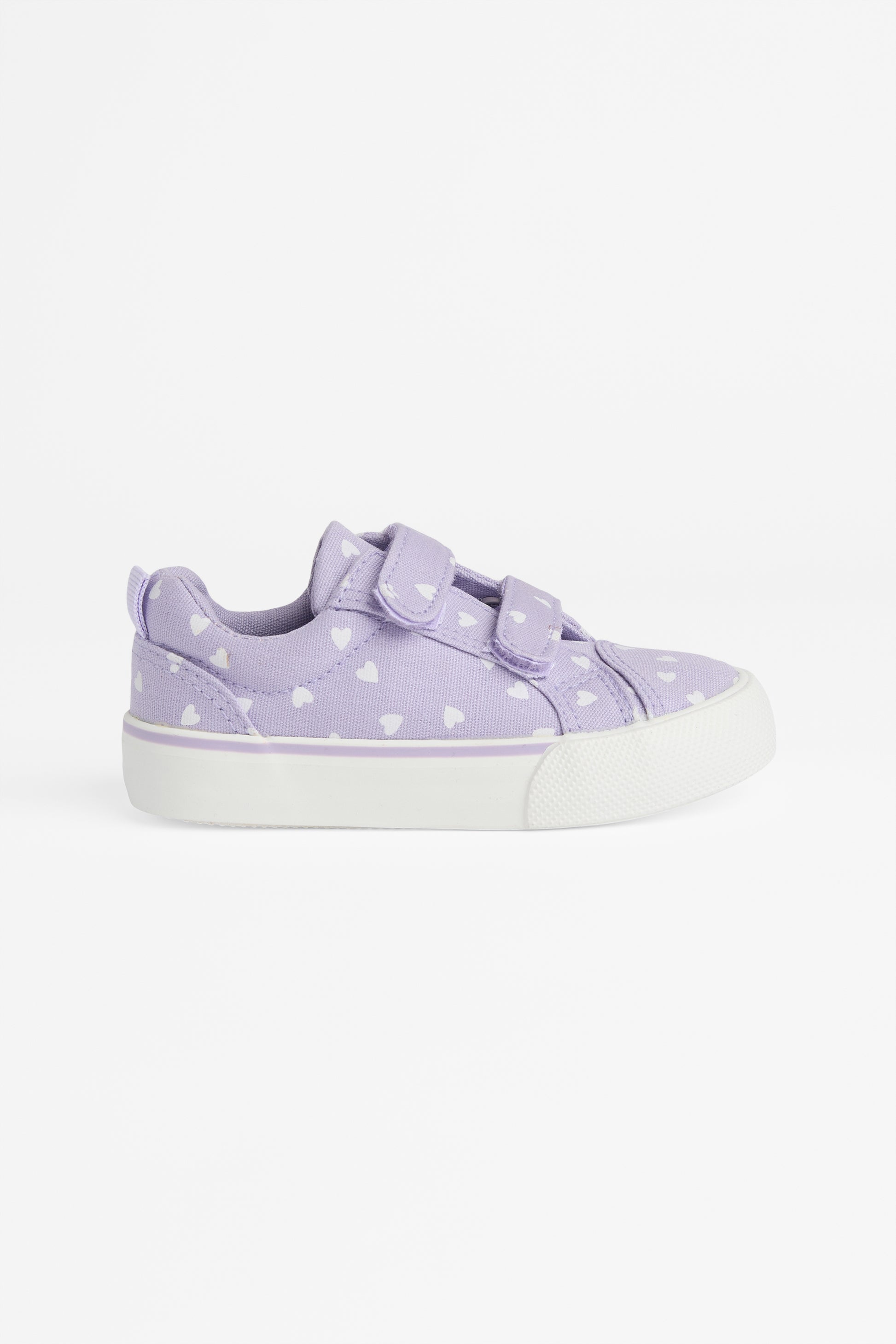 Chaussures en canevas avec velcro ajustable - Enfant && MAUVE/MULTI