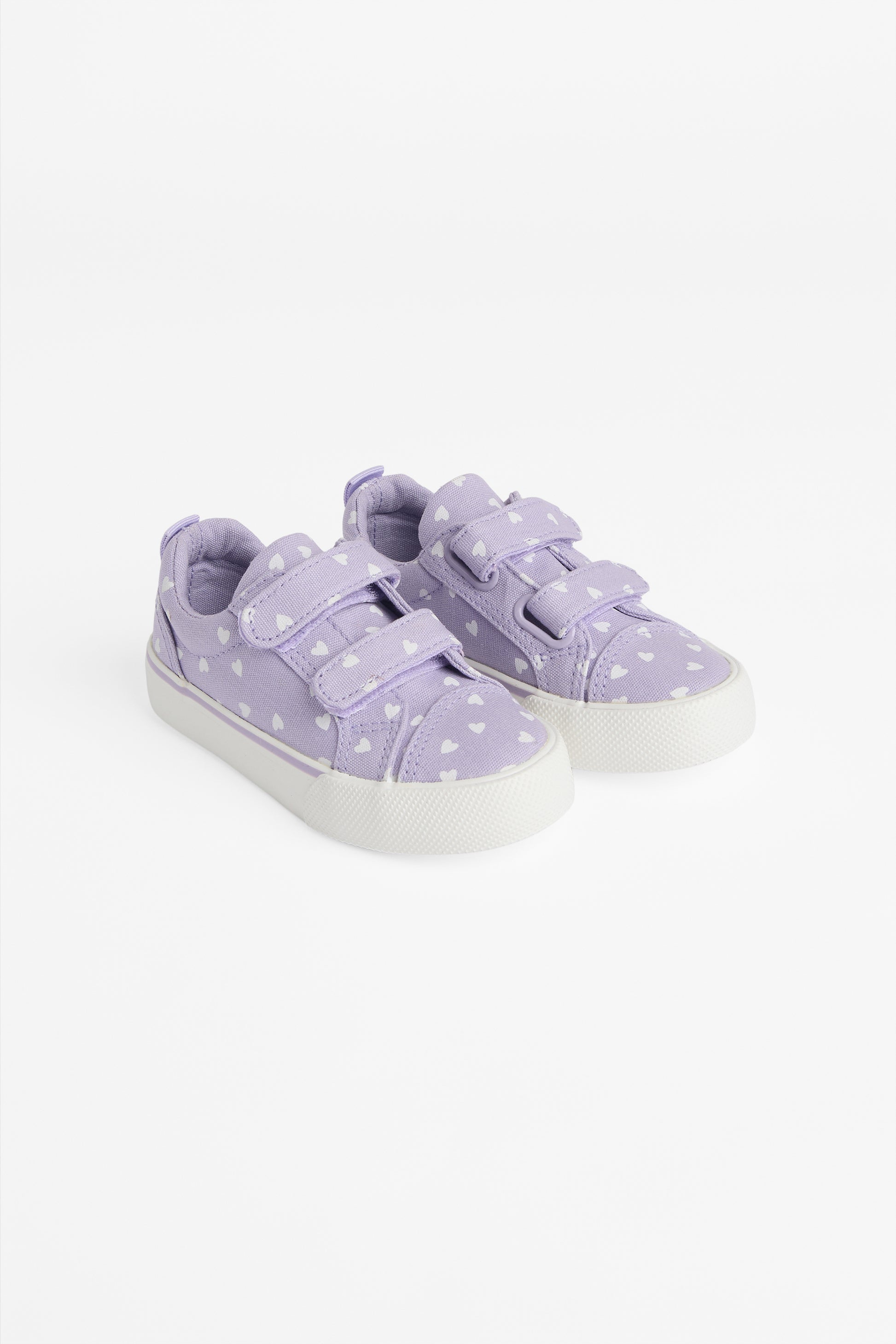 Chaussures en canevas avec velcro ajustable - Enfant && MAUVE/MULTI