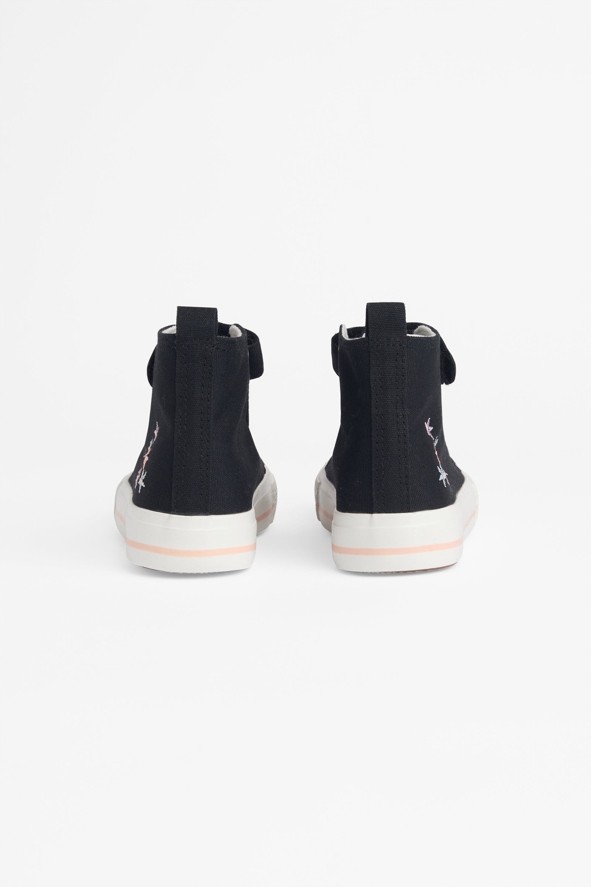 Chaussures en canevas avec velcro ajustable - Enfant && NOIR