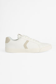 Soulier Nappa PU et faux suède - Femme && BLANC CASSÉ